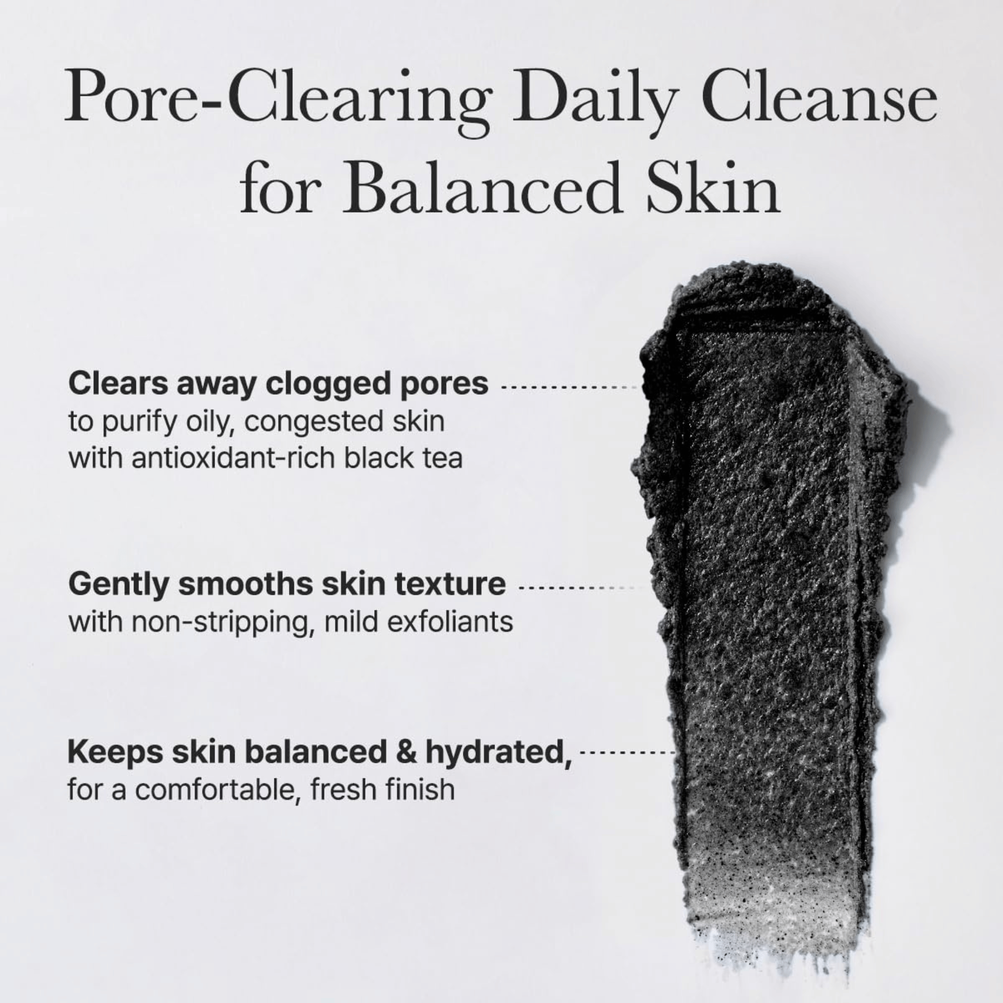 Arencia Black Tea Rice Mochi Cleanser - cosmadic