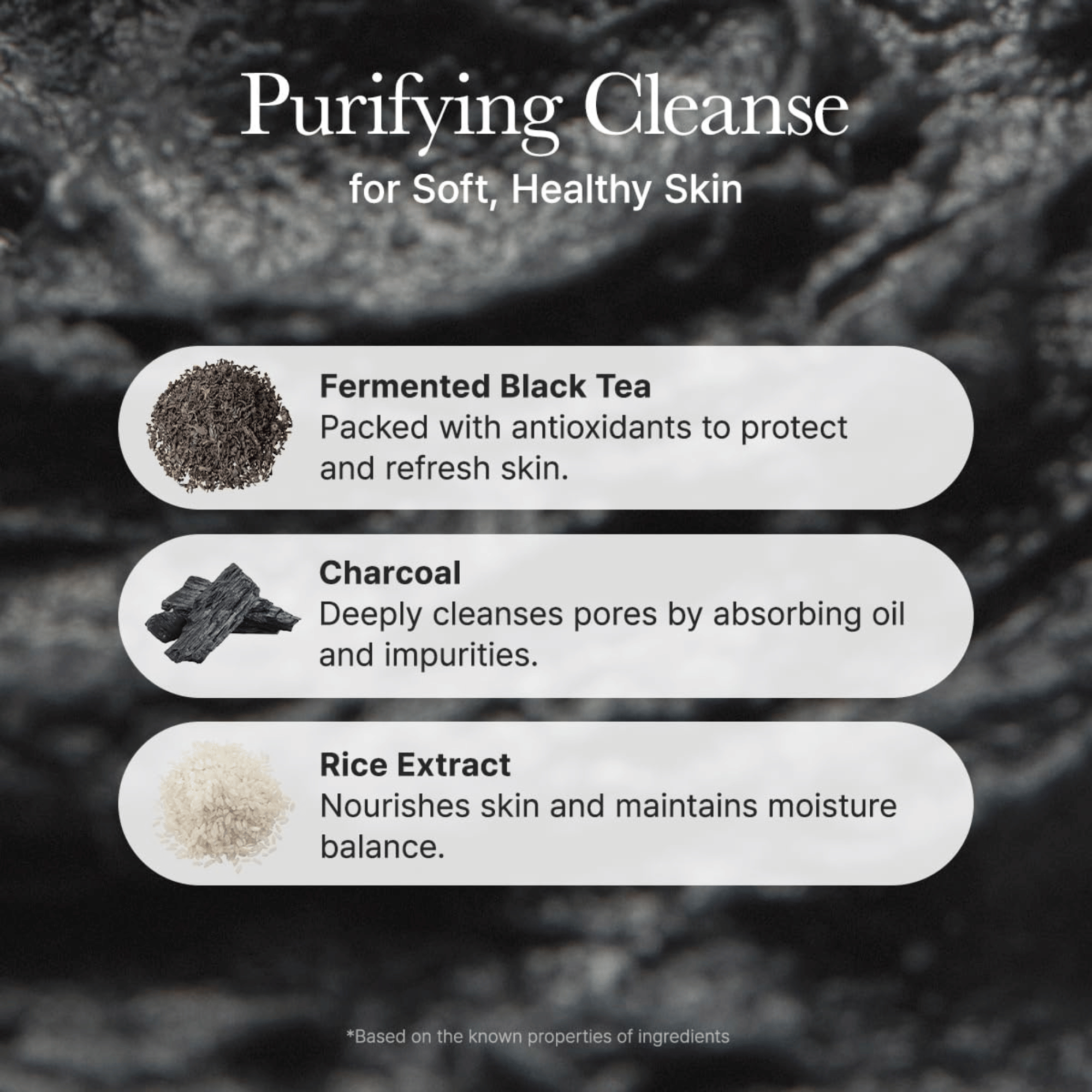 Arencia Black Tea Rice Mochi Cleanser - cosmadic