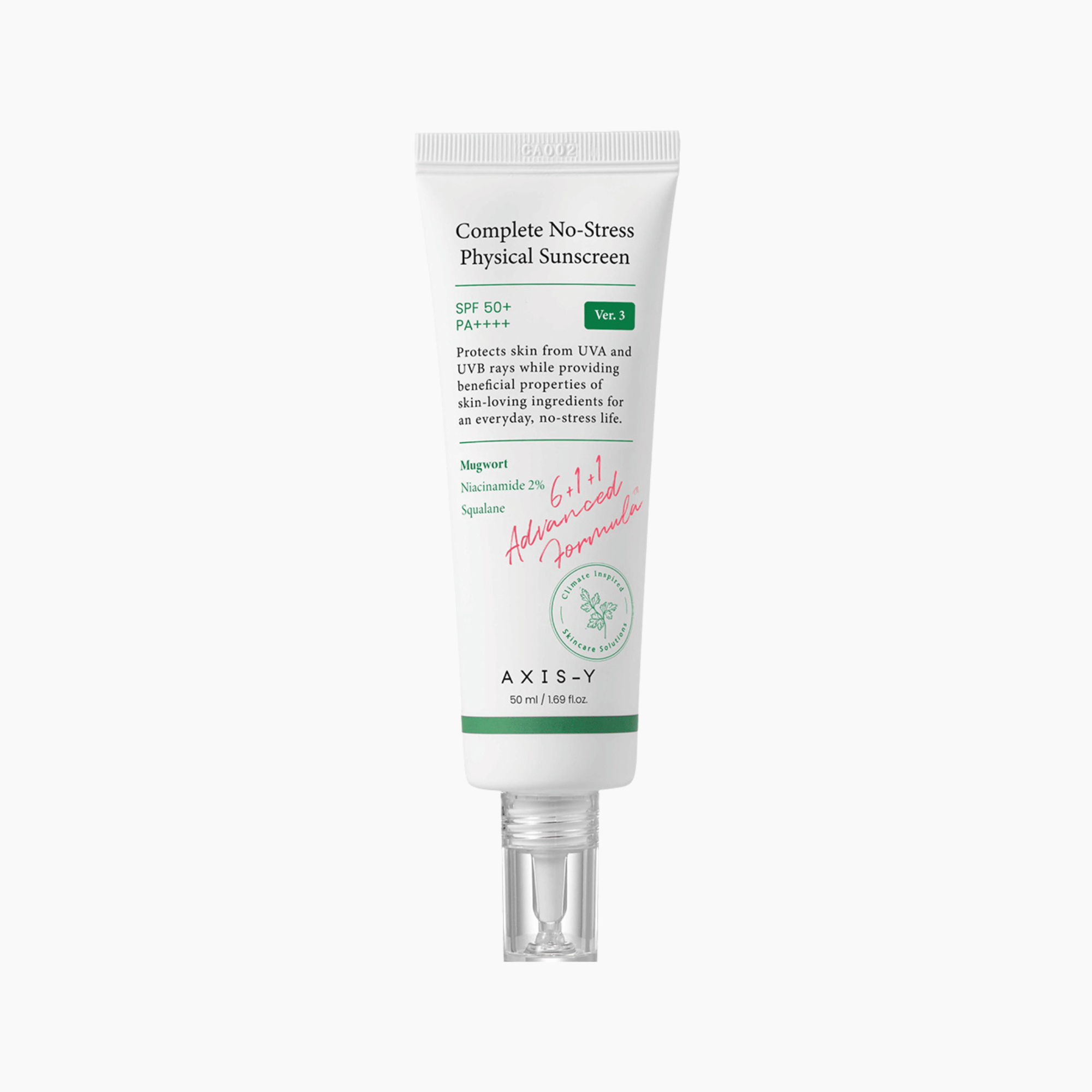 Axis-Y Complete No-Stress Physical Sunscreen 50ml