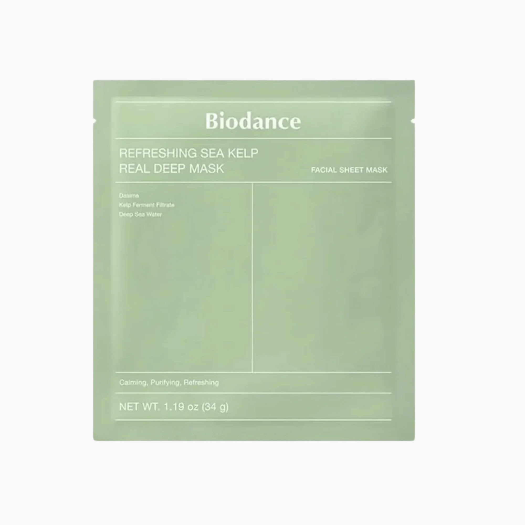 Biodance Refreshing Sea Kelp Real Deep Mask 1 Stück - Cosmadic