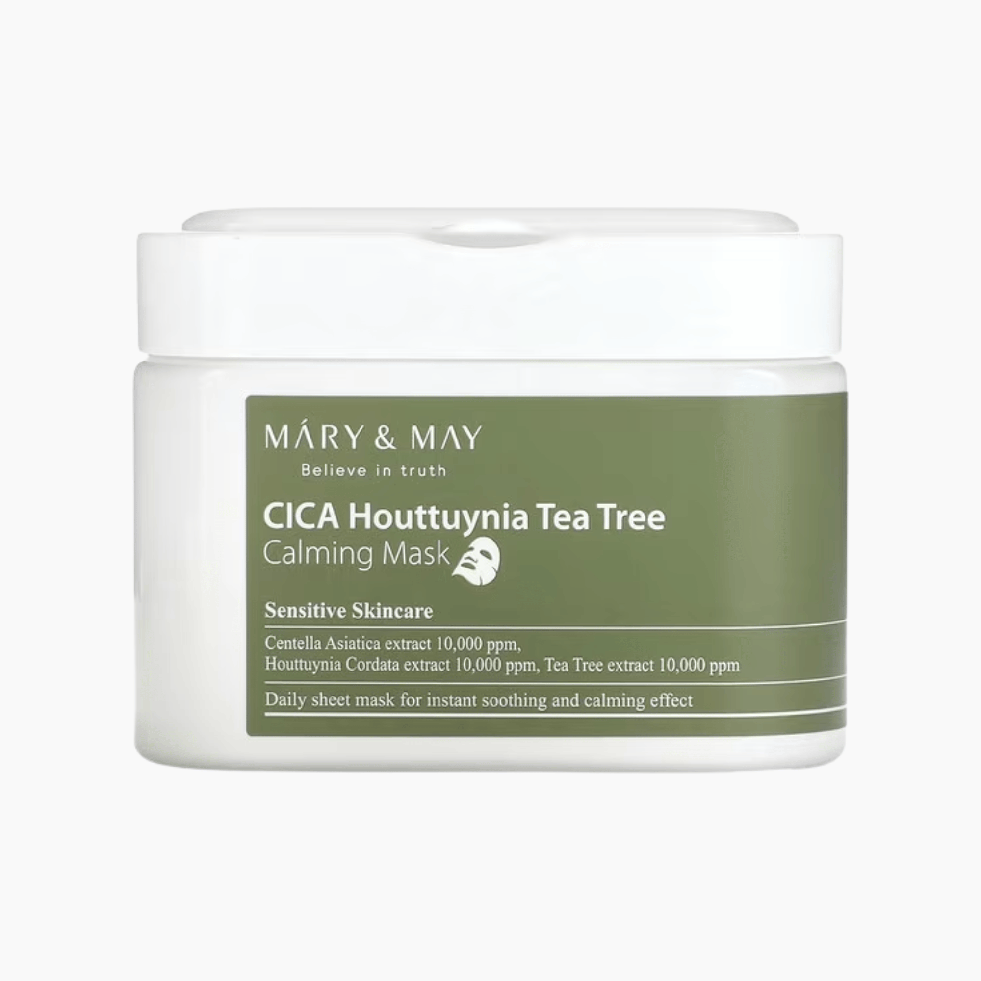 MARY & MAY Cica Houttuynia Tea Tree Calming Mask 30Stk - cosmadic