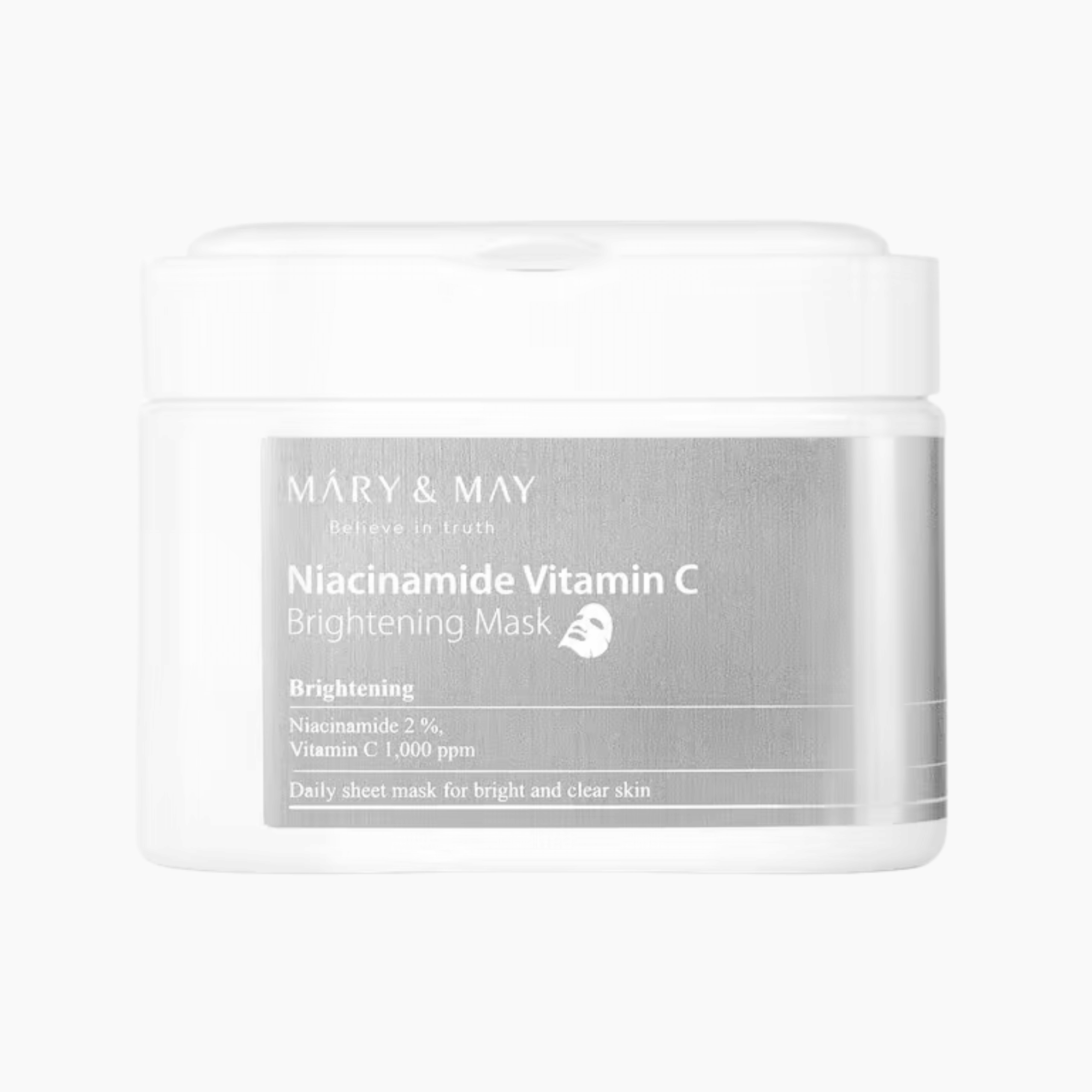 MARY & MAY Niacinamide Vitamin C Brightening Mask 30Stk - cosmadic