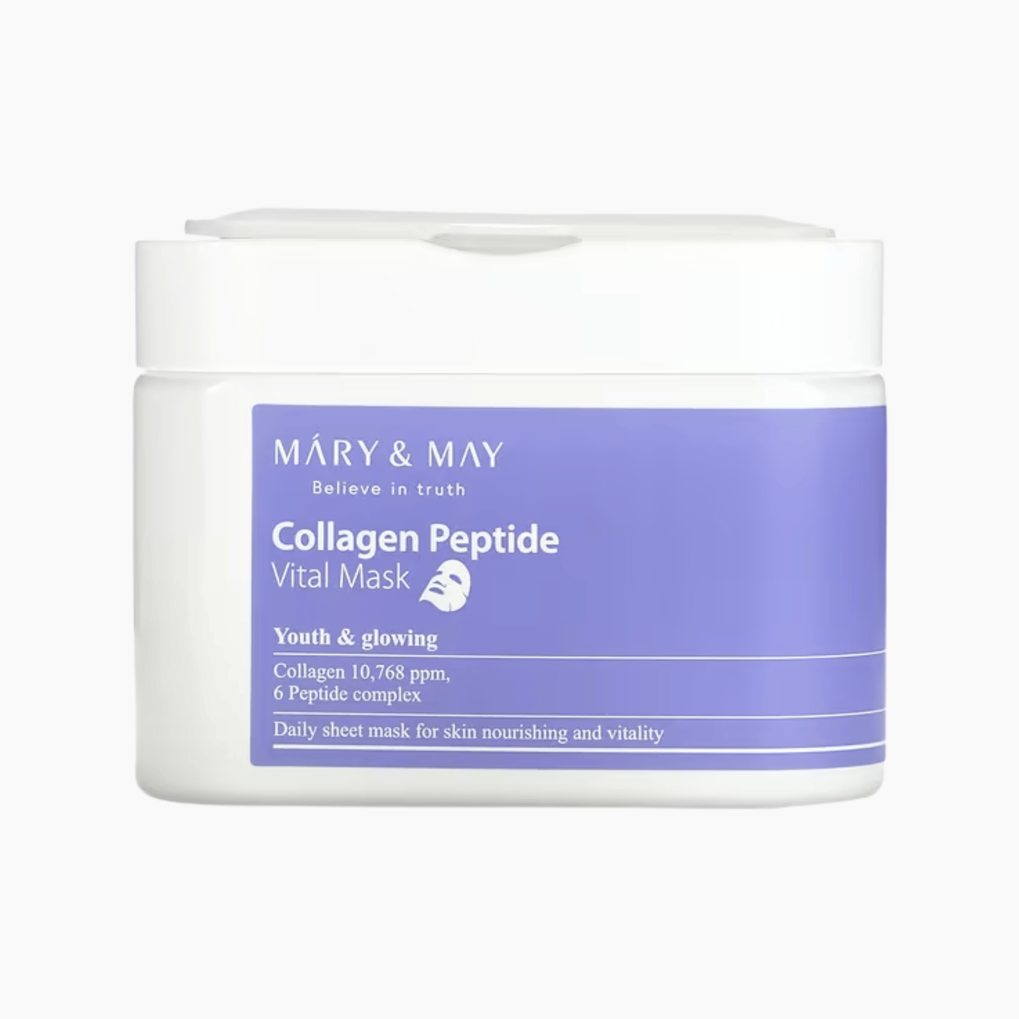 MARY & MAY Collagen Peptide Vital Mask 30 Stk - cosmadic