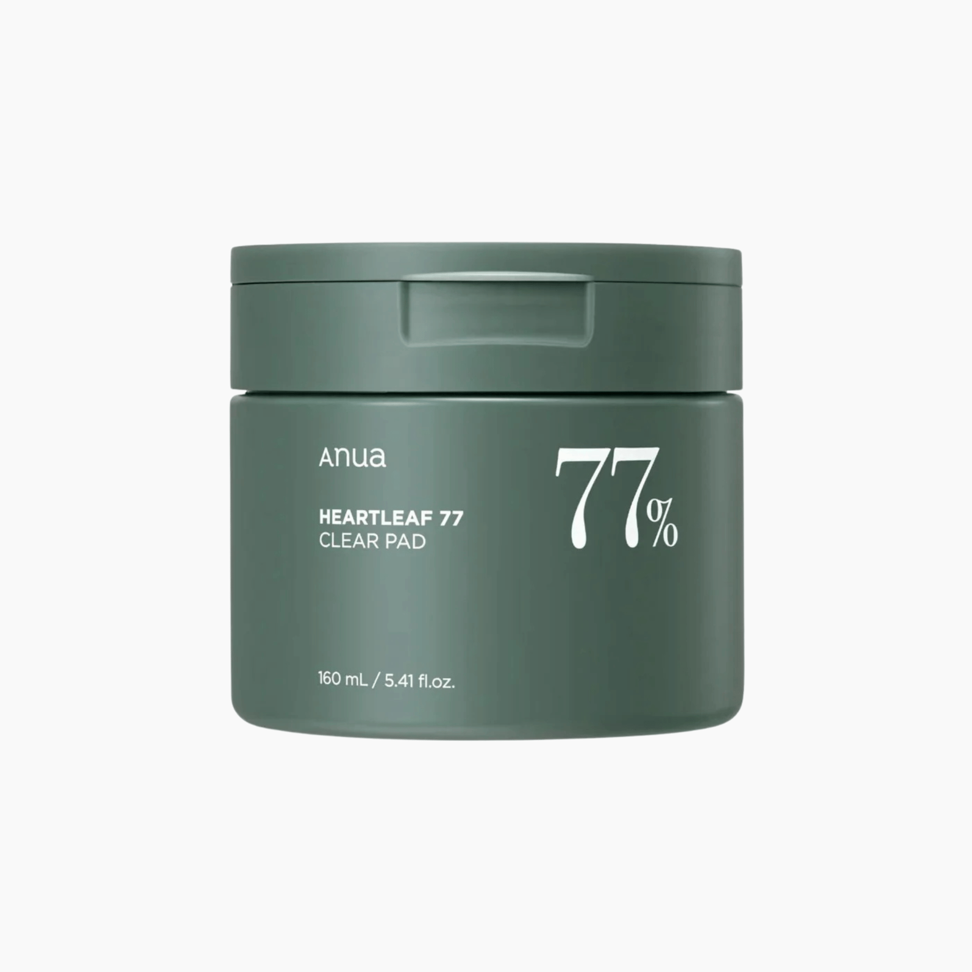 Anua Heartleaf 77% Clear Pad 160ml – beruhigende Peelingpads mit Houttuynia Cordata für empfindliche Haut