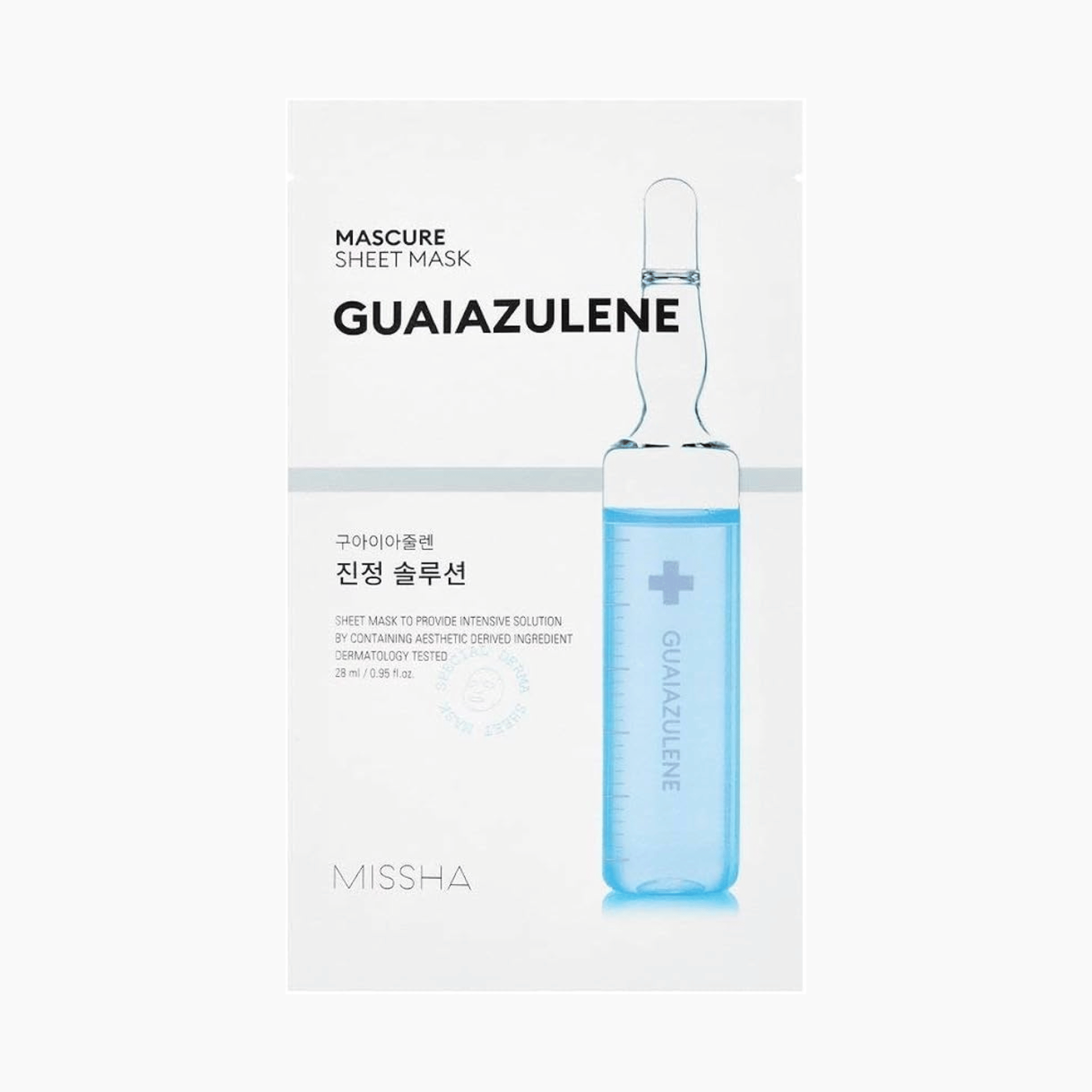 MISSHA Mascure Guaiazulene Sheet Mask - cosmadic