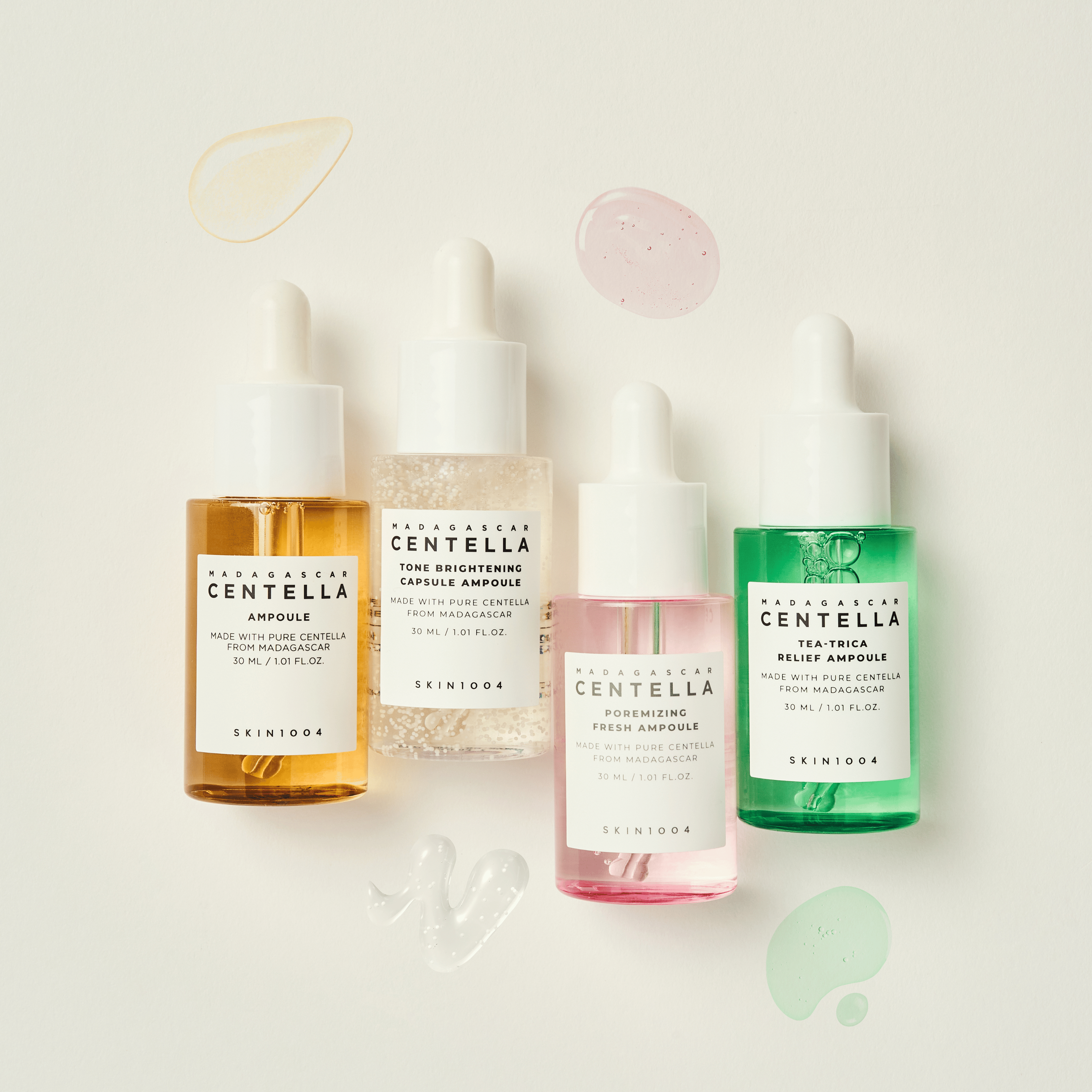 Skin1004 Madagascar Centella Ampoule Kit Set 4x30ml