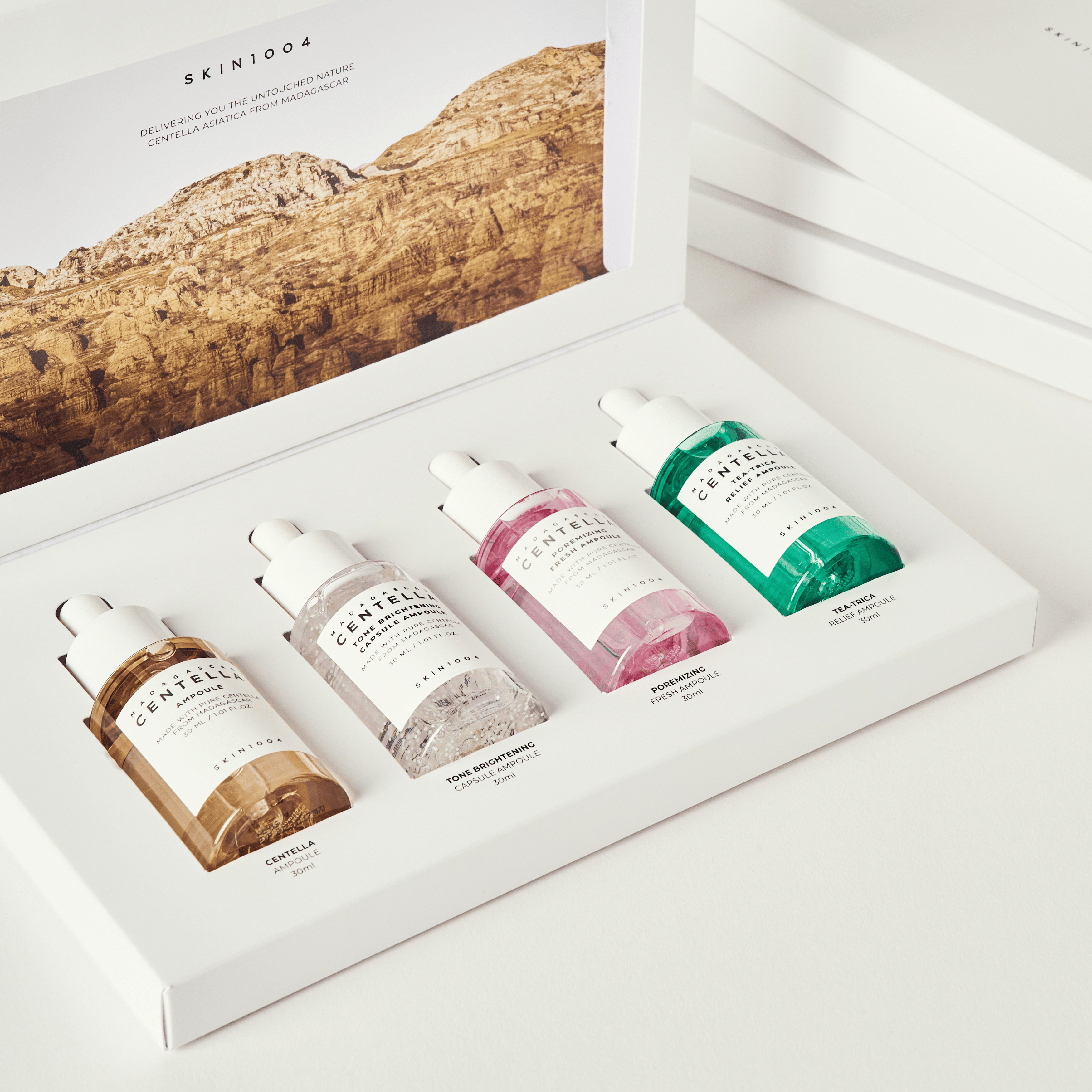 Skin1004 Madagascar Centella Ampoule Kit Set 4x30ml