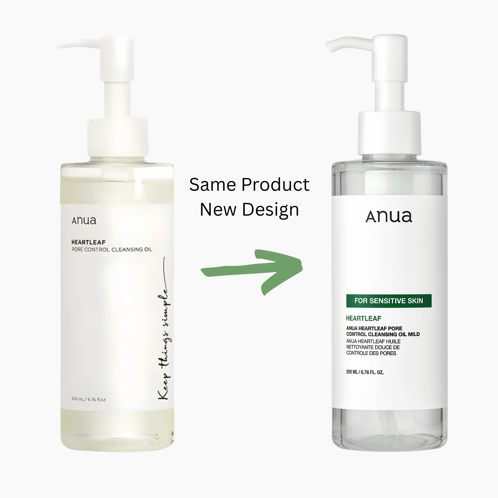 Anua Heartleaf Pore Control Cleansing Oil 200ml - cosmadic