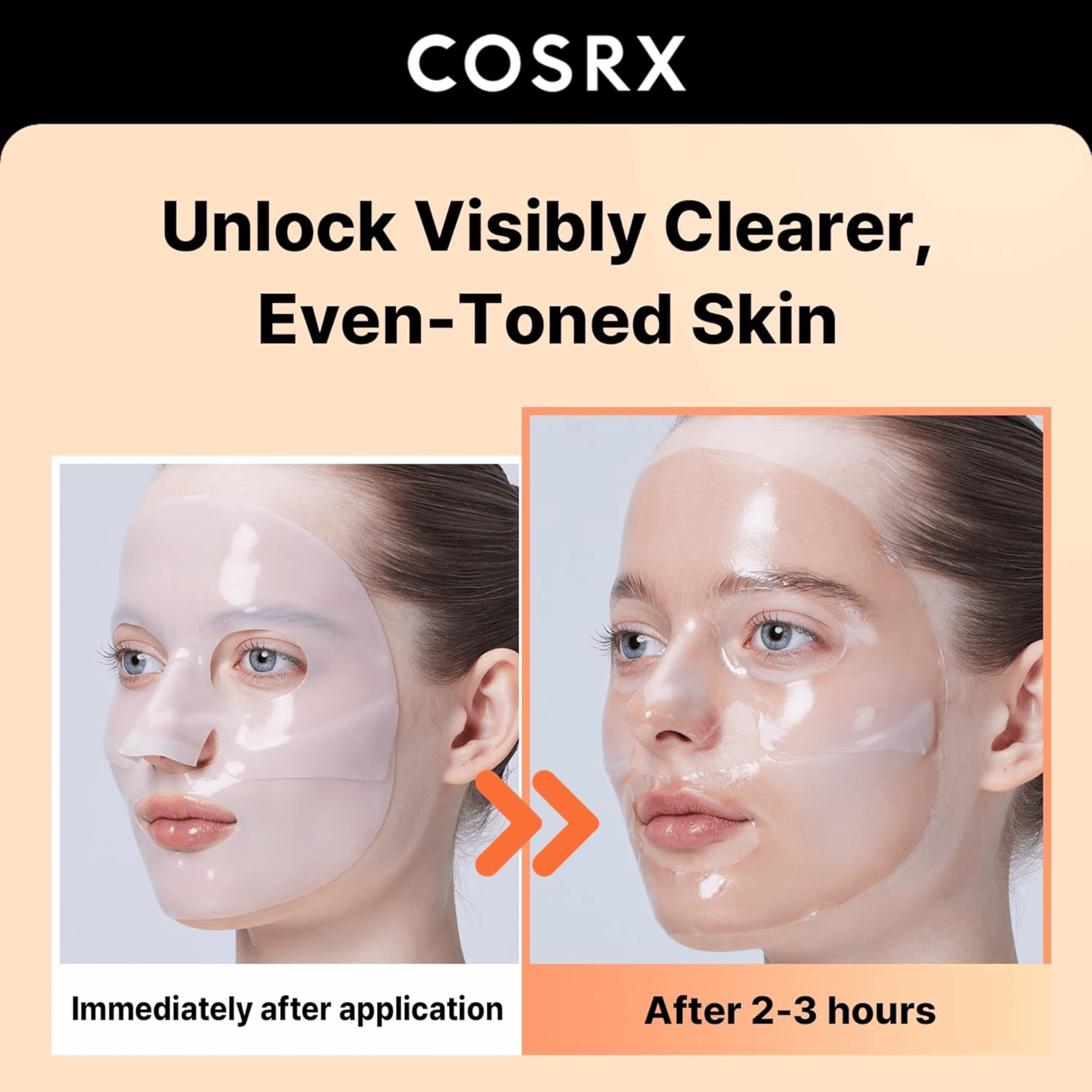 COSRX The Alpha-Arbutin Discoloration Care Hydrogel Mask 3 Stück