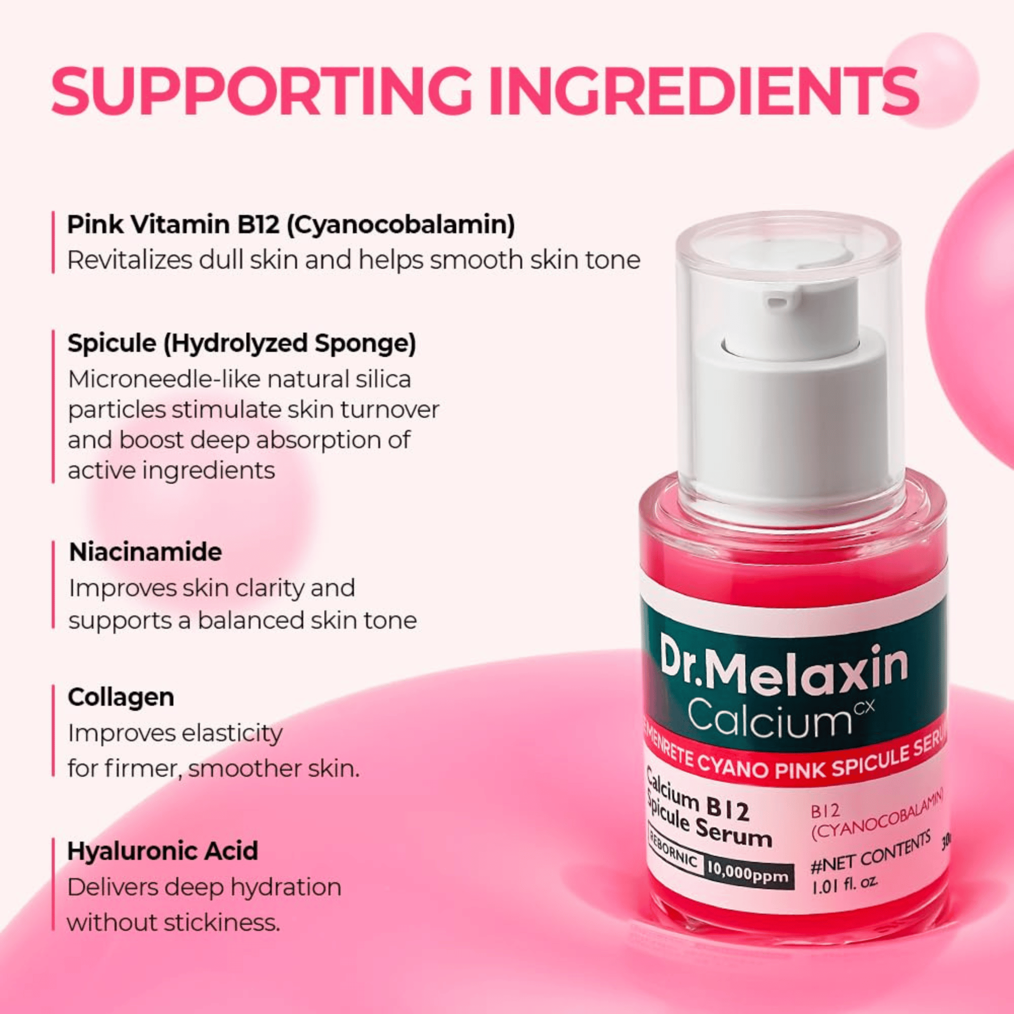 Dr.Melaxin Cemenrete Cyano Pink Spicule Serum 30ml