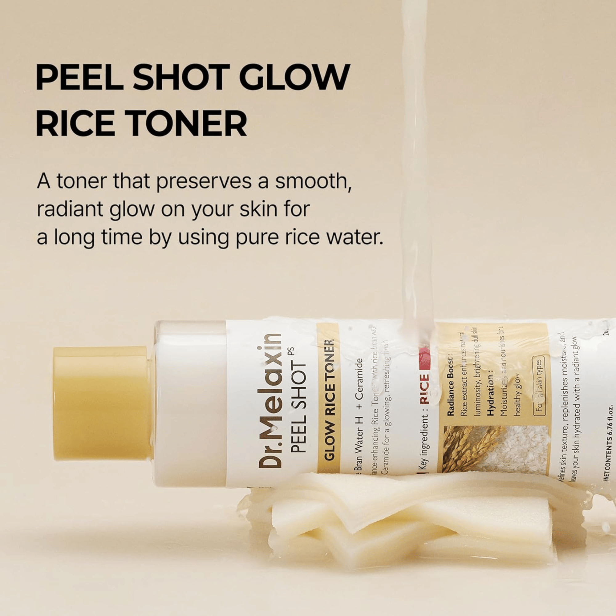 Dr.Melaxin Peel Shot Glow White Rice Toner 200ml