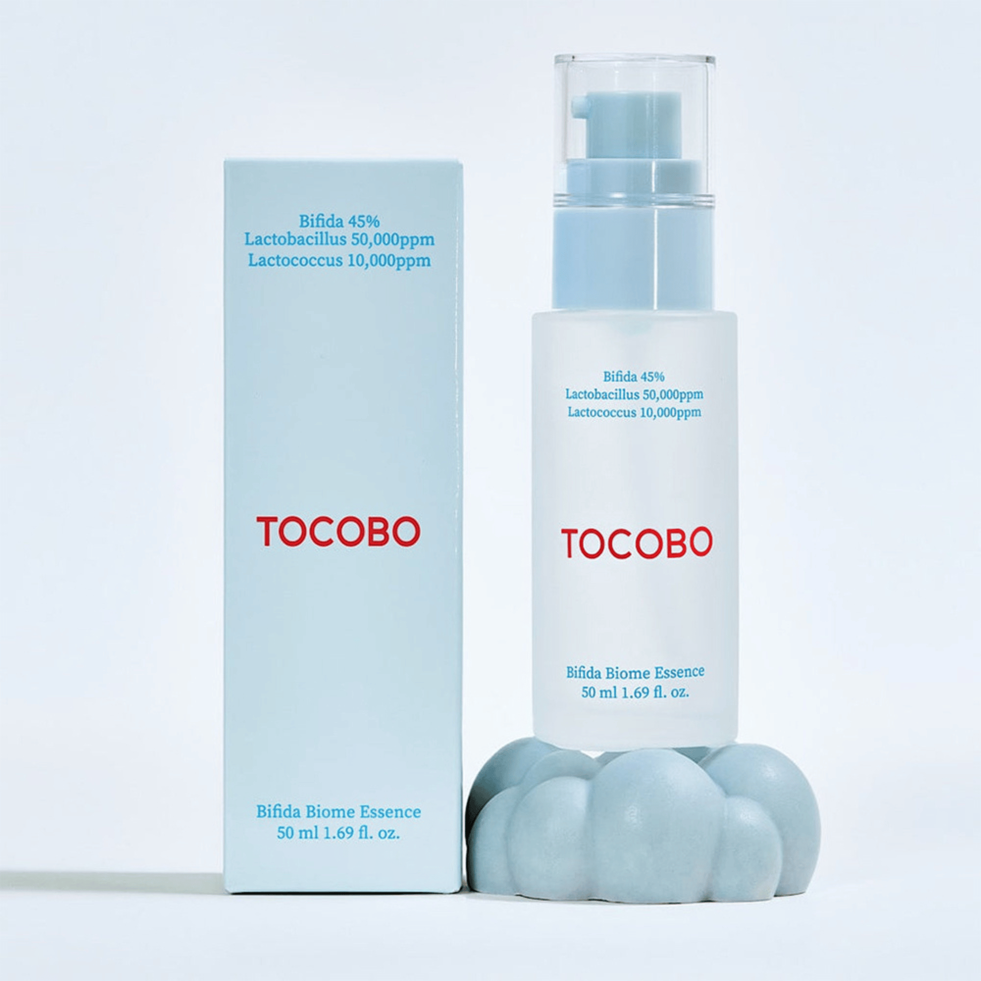 Tocobo Bifida Biome Essence mit Verpackung, perfektes korean skincare Produkt zur Regeneration