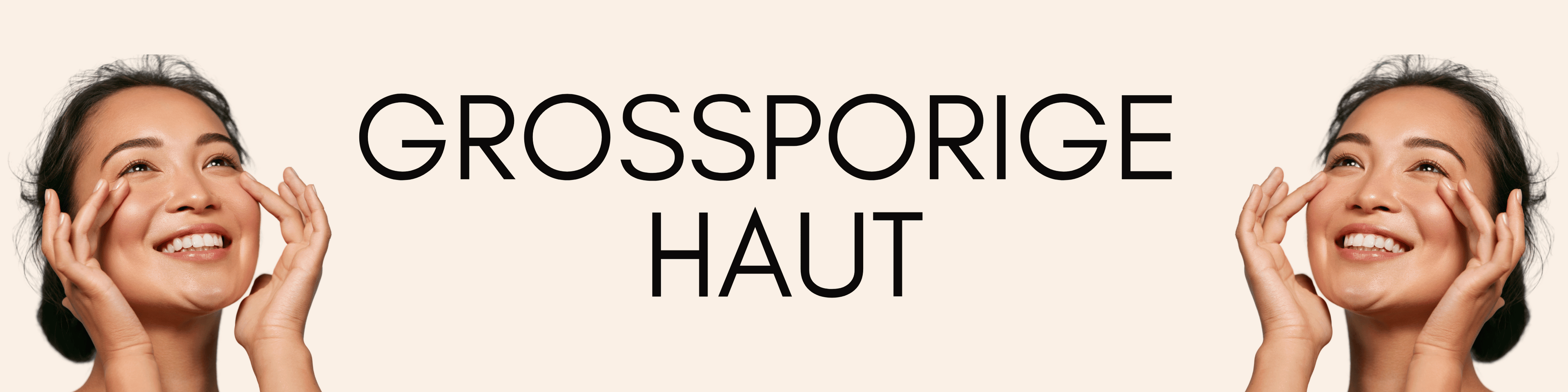 Großporige Haut Banner