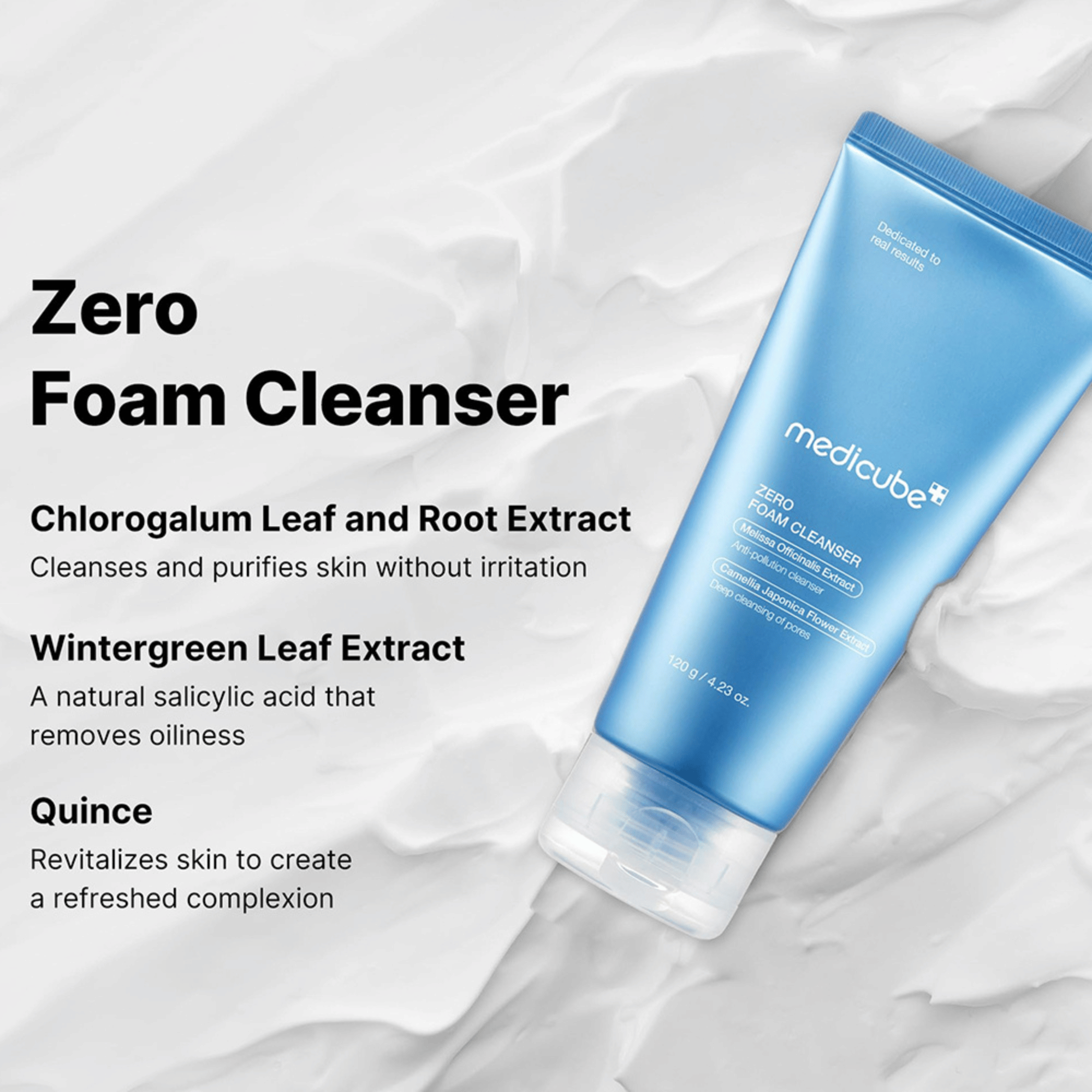 Medicube Zero Foam Cleanser 120g - cosmadic