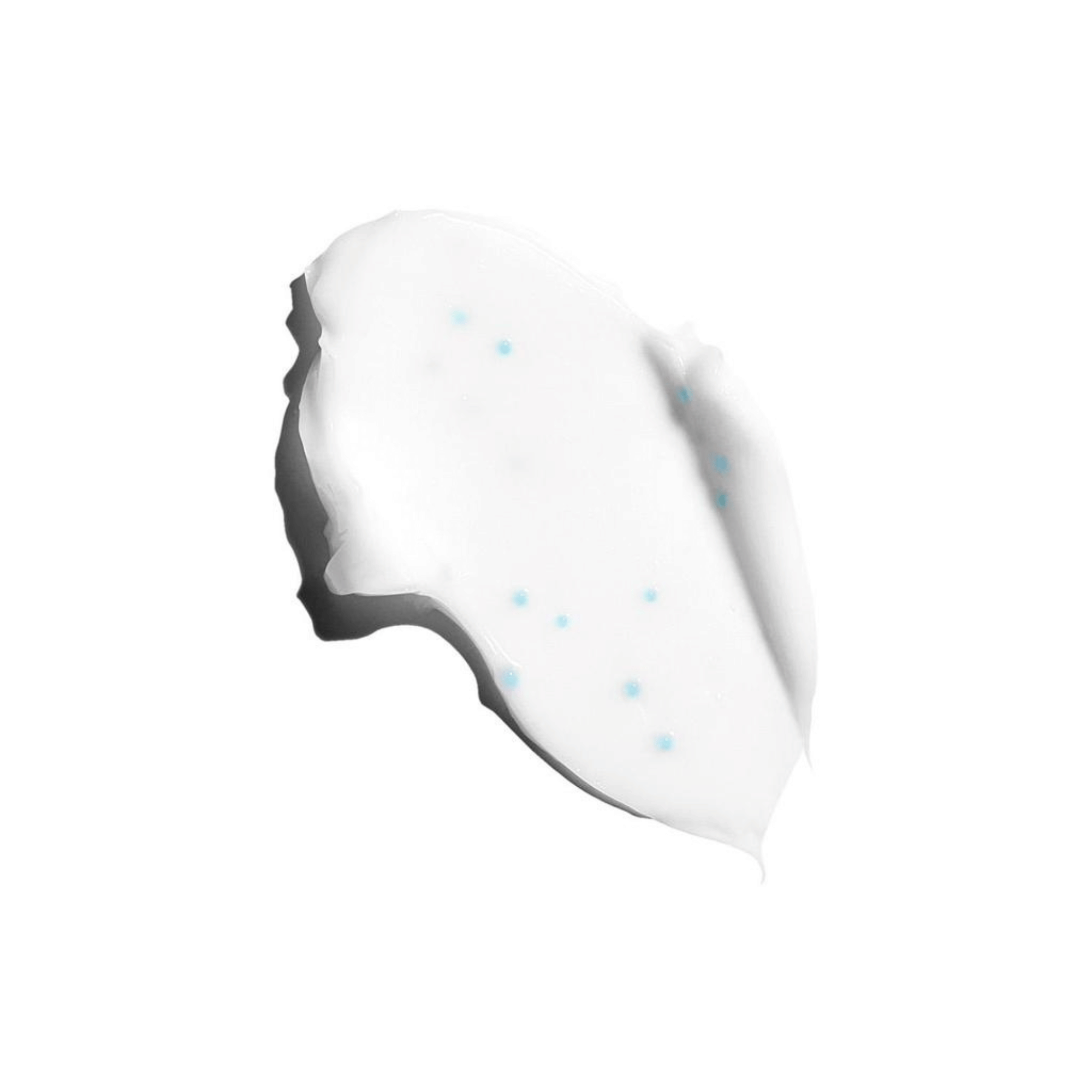 Weiße Creme-Textur der VT PDRN 100 Cream mit sichtbaren blauen Mikrokapseln