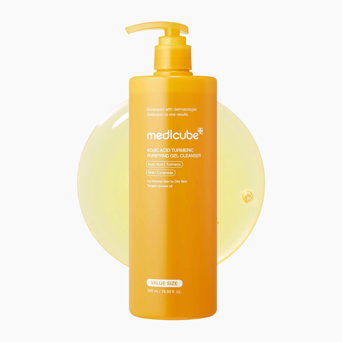Medicube Kojic Acid Turmeric Purifying Gel Cleanser 500ml