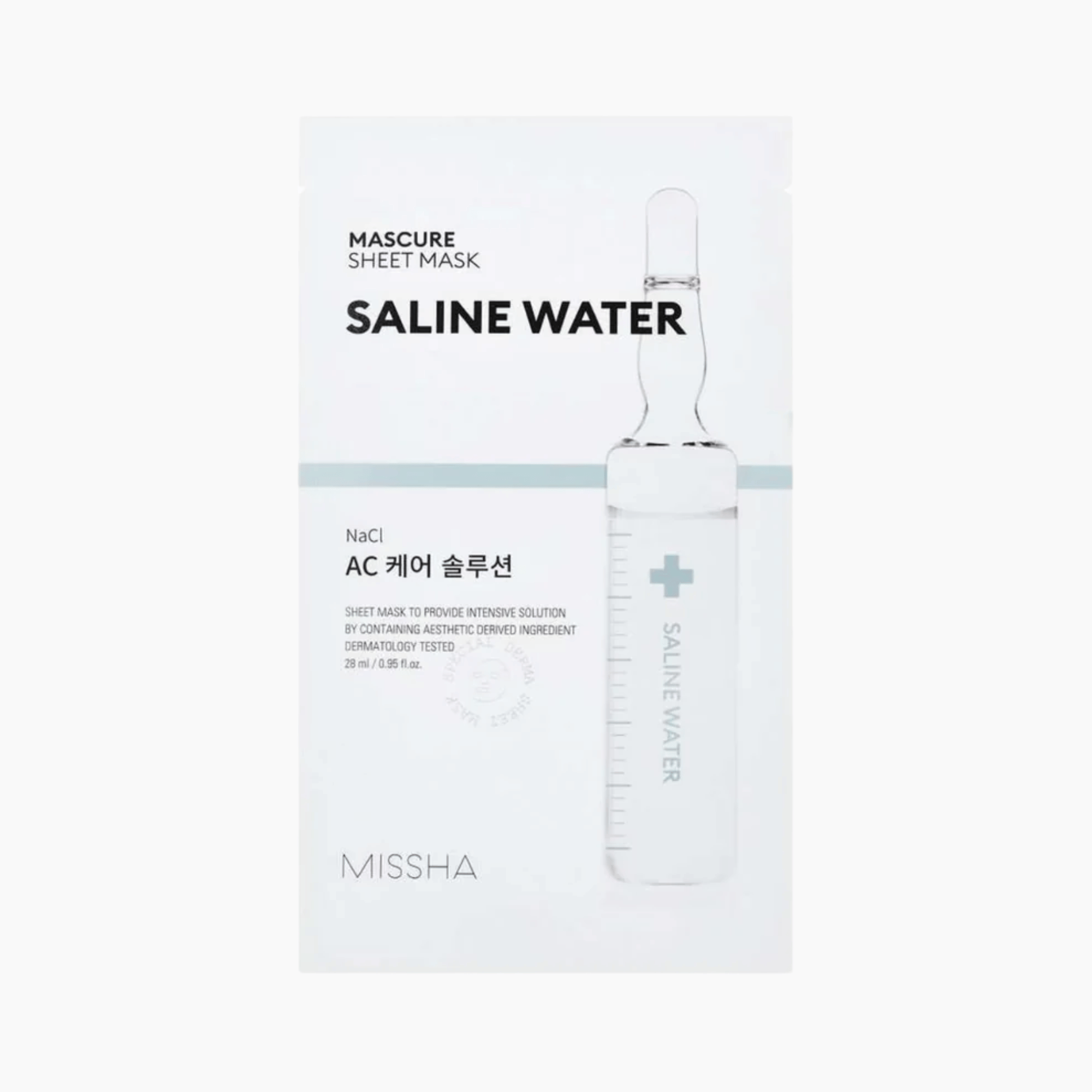 MISSHA Mascure AC Care Saline Water Sheet Mask - cosmadic
