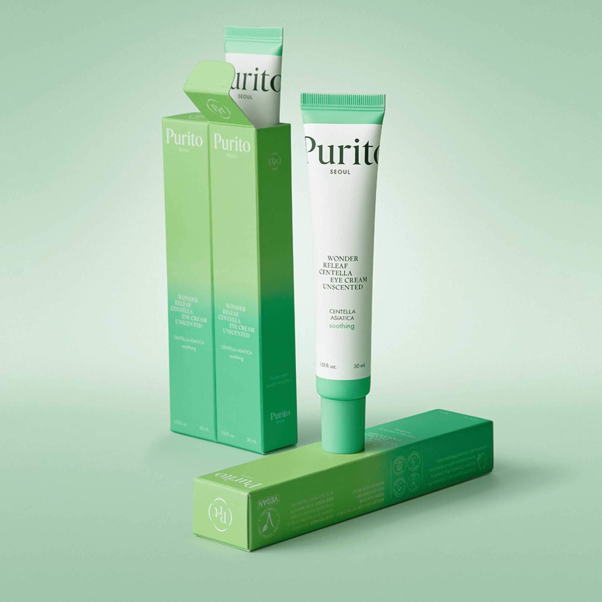 Purito Wonder Releaf Centella Eye Cream Unscented 30ml - cosmadic