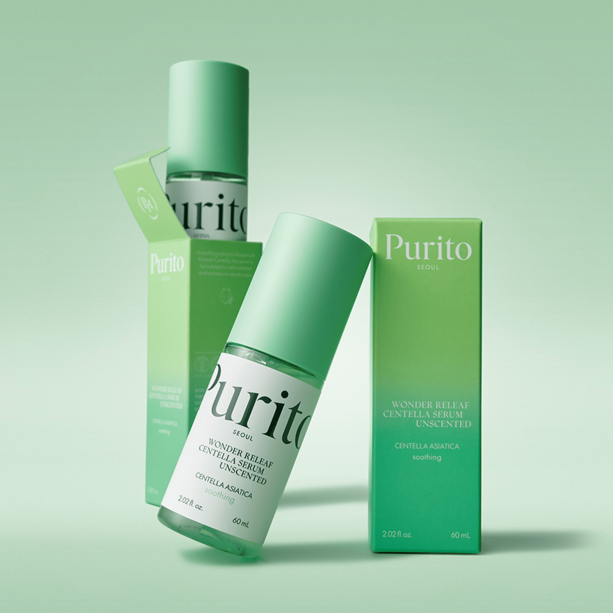 Purito Wonder Releaf Centella Serum Unscented 60ml - cosmadic