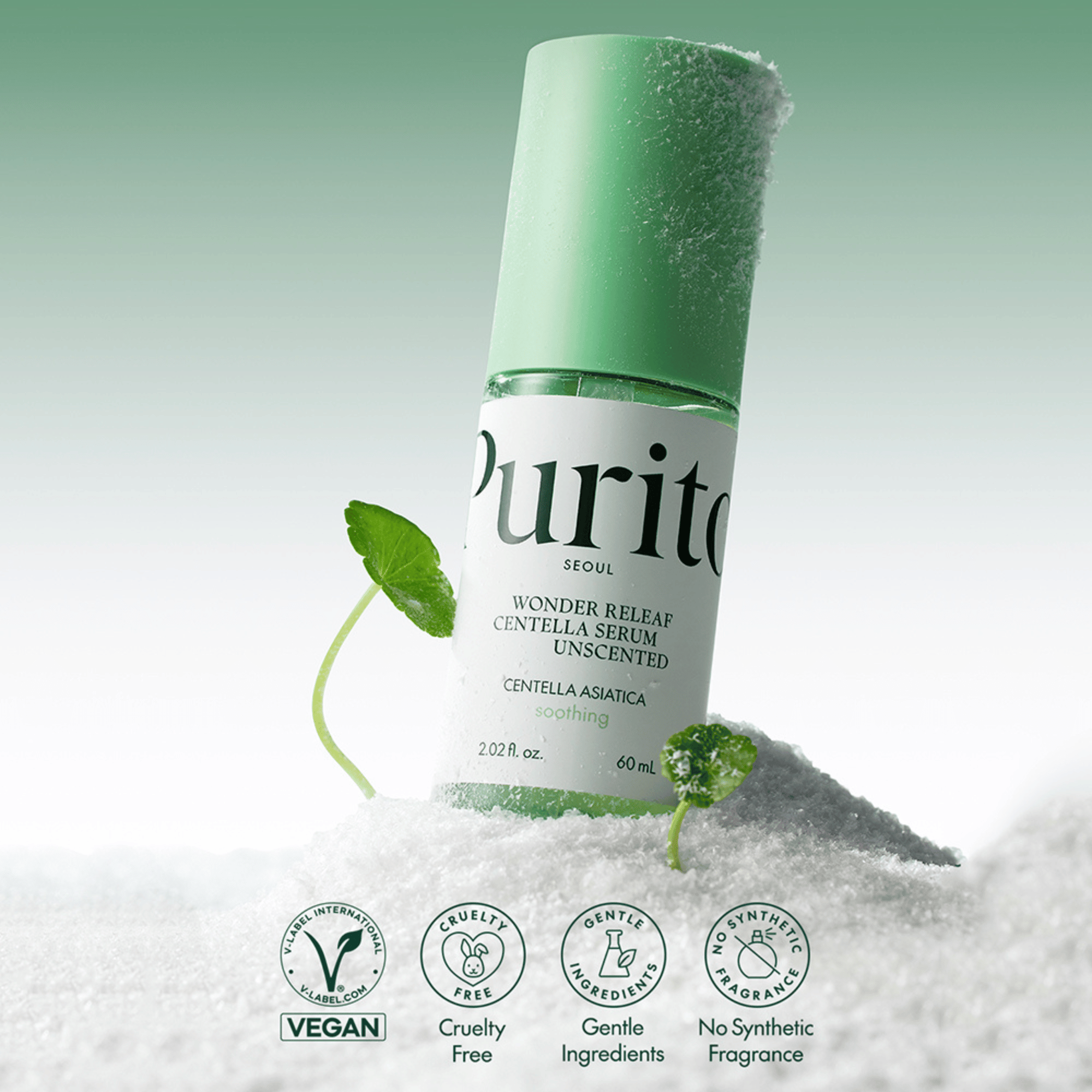 Purito Wonder Releaf Centella Serum Unscented 60ml - cosmadic