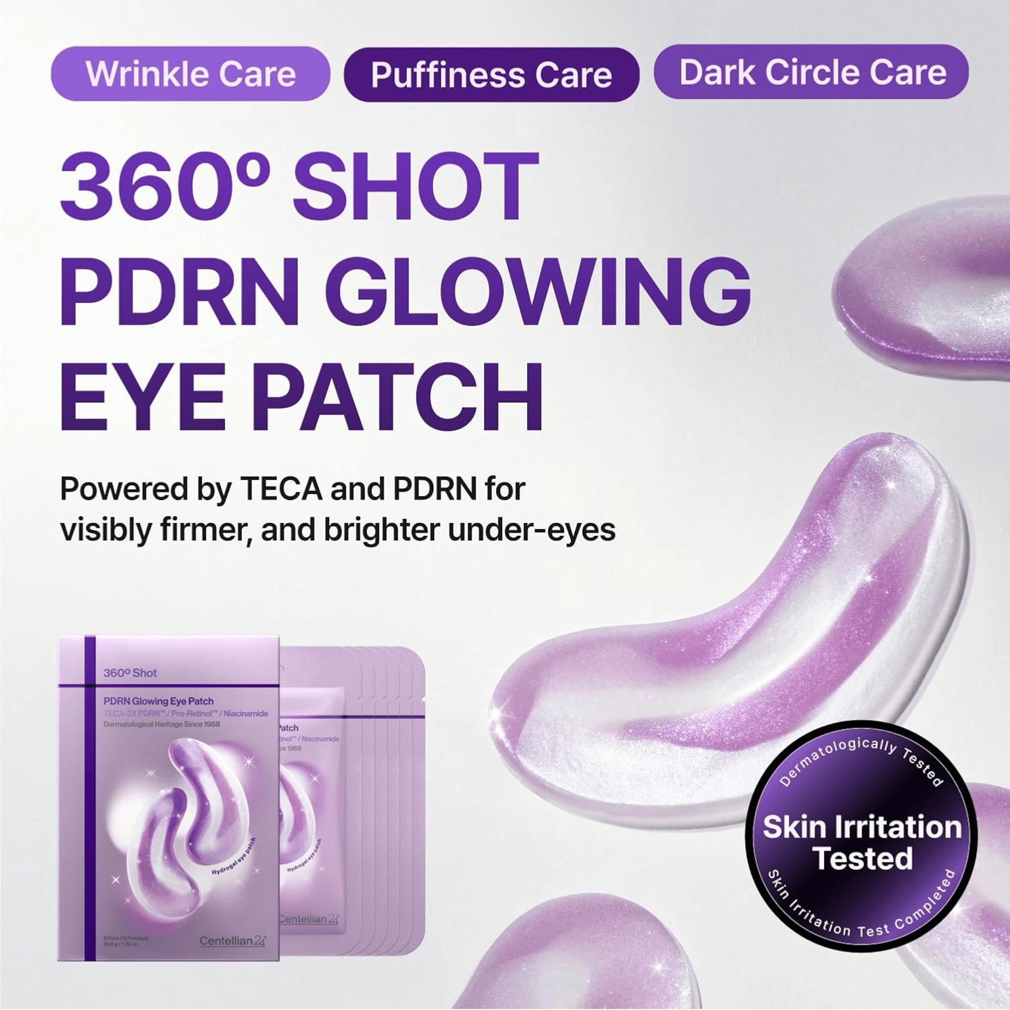 Centellian24 360 Shot PDRN Glowing Eye Patch - cosmadic