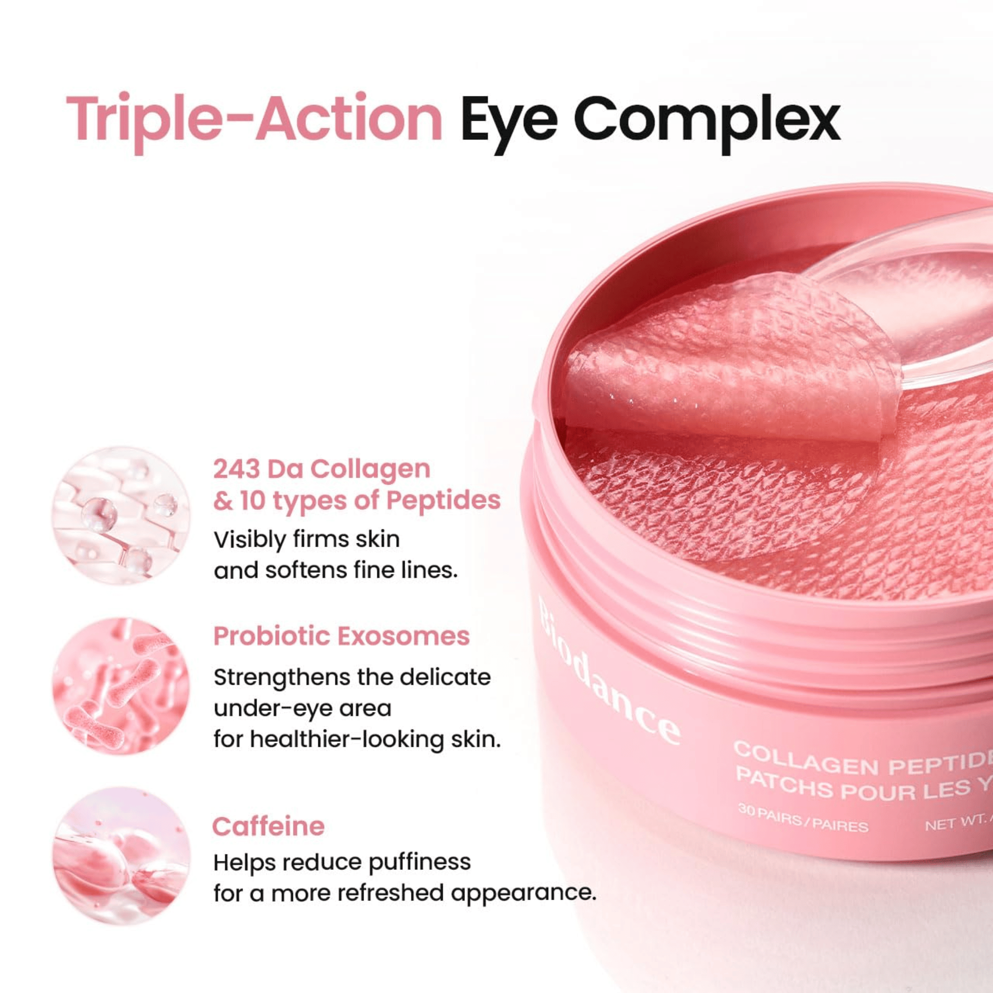Biodance Collagen Peptide Eye Patches 30 Stk - cosmadic