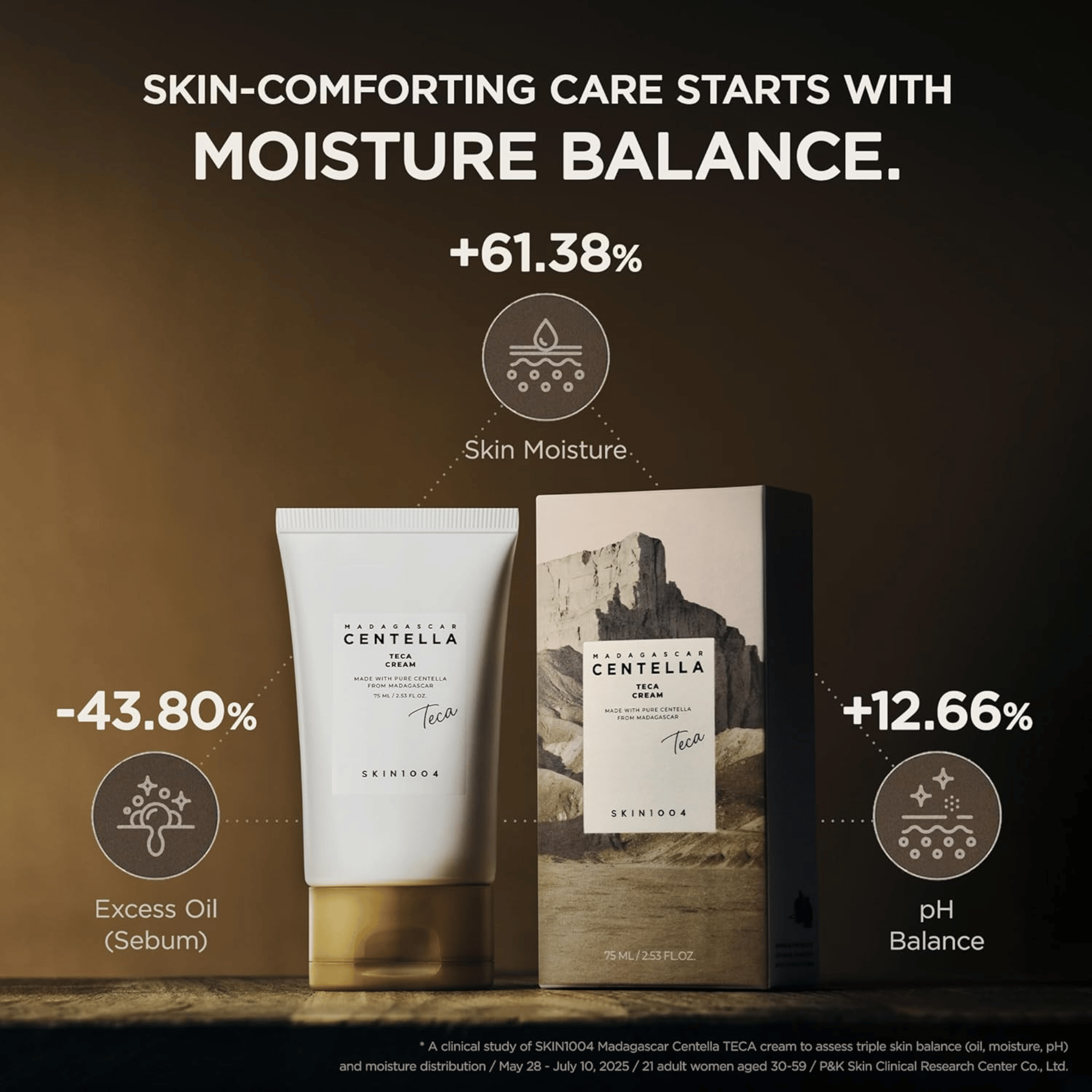 Skin1004 Madagascar Centella Teca Cream 75ml - cosmadic