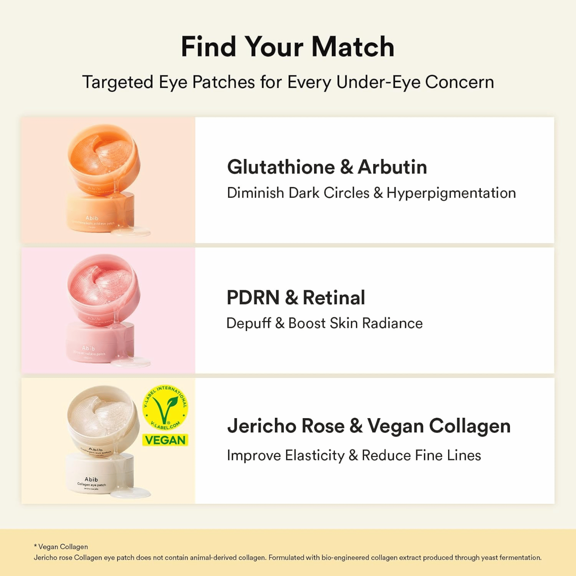 Abib Collagen Eye Patch Jericho Rose Jelly 60Stk - cosmadic