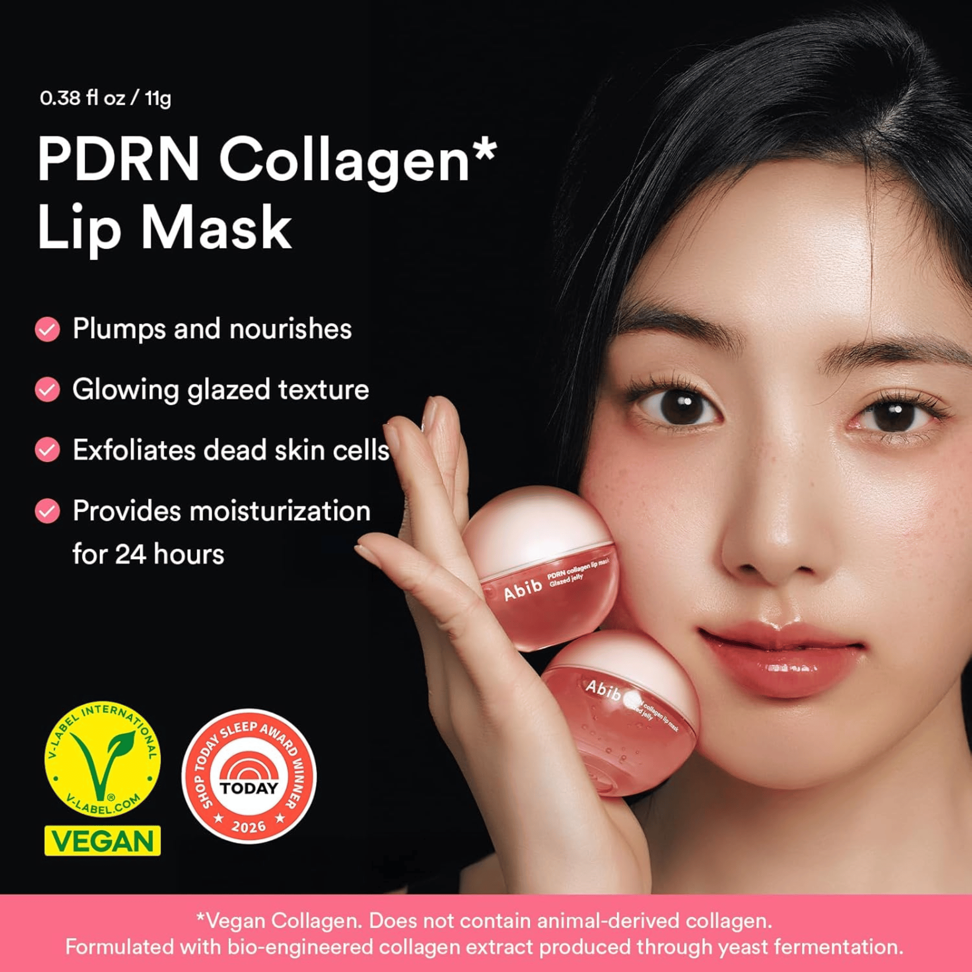 Abib PDRN Collagen Lip Mask Glazed Jelly - cosmadic
