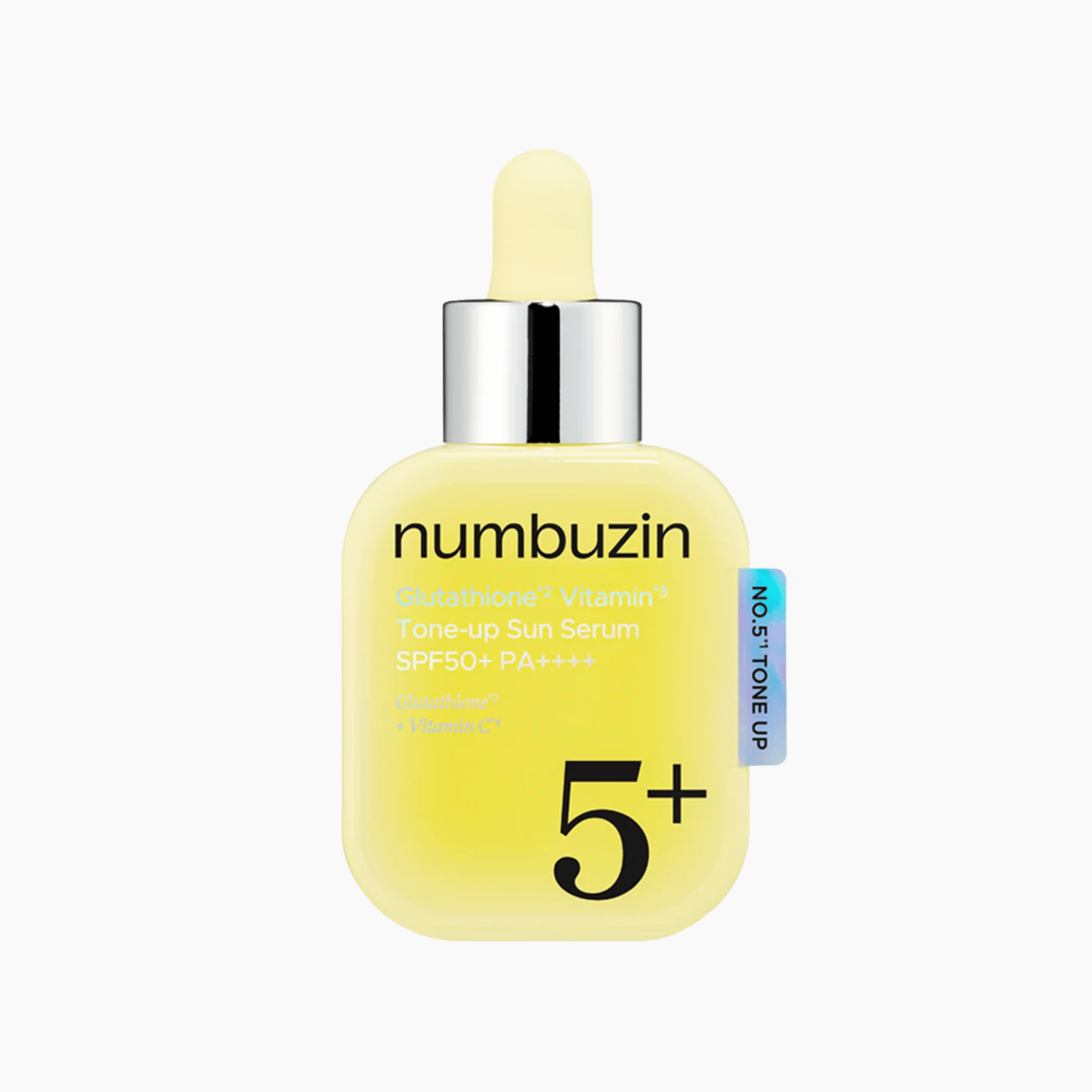 Numbuzin No.5+ Glutathione Vitamin Tone-Up Sun Serum 30ml - cosmadic
