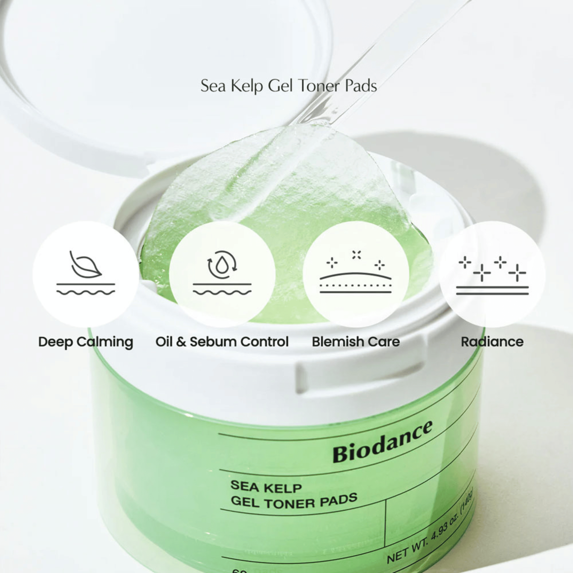 Biodance Sea Kelp Gel Toner Pads 60 Pads - cosmadic