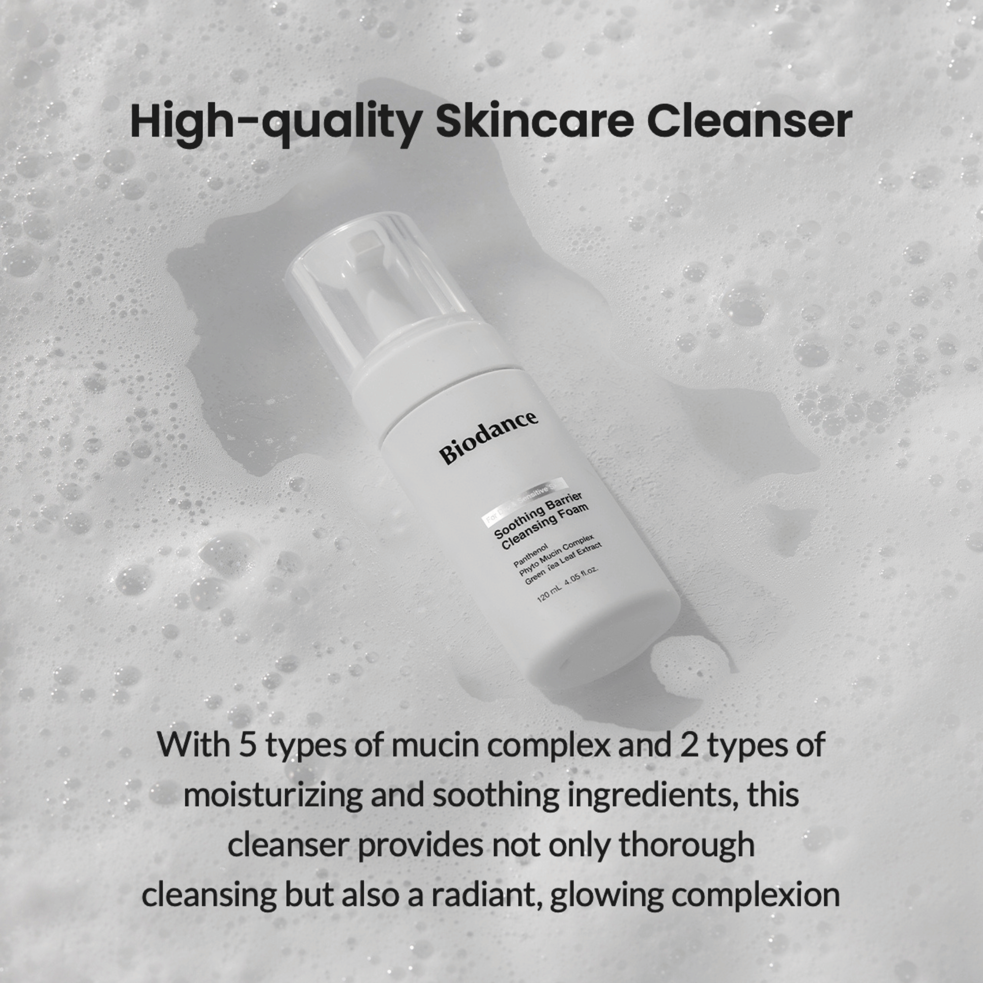 Biodance Soothing Barrier Cleansing Foam 120ml - cosmadic