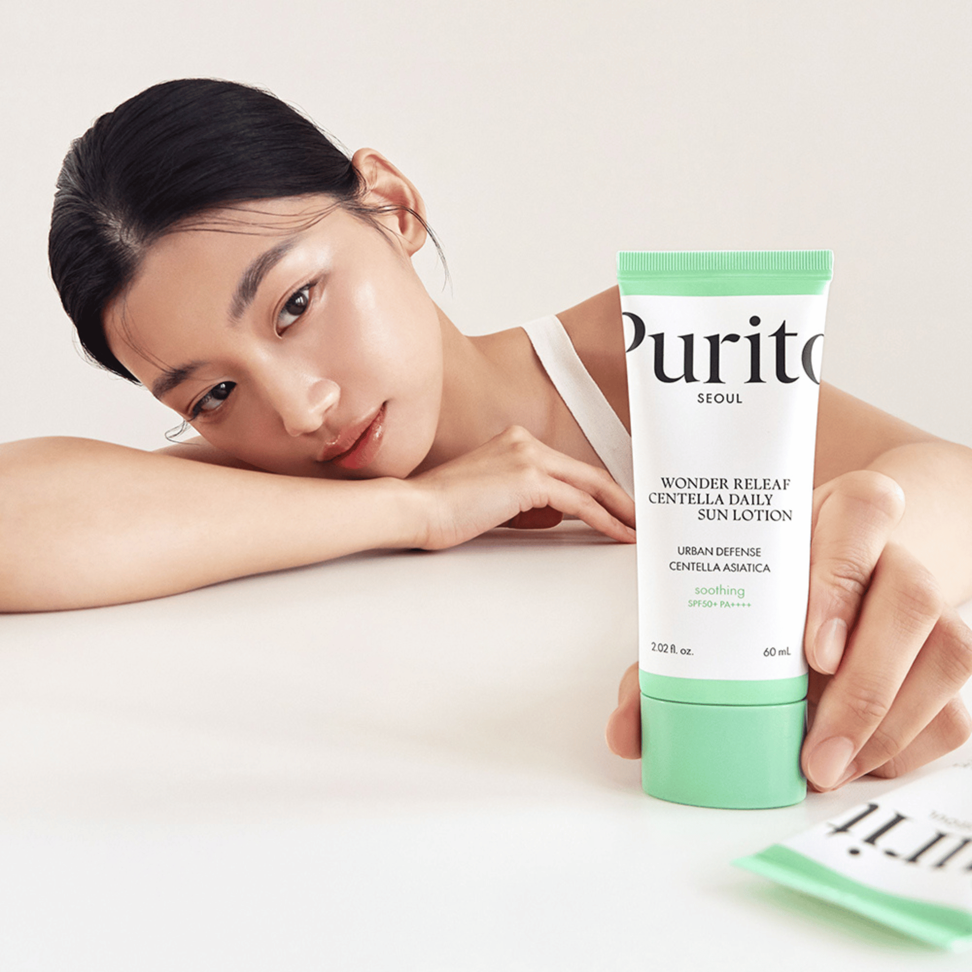 Purito Wonder Releaf Centella Daily Sun Lotion SPF50+ PA++++ 60ml - cosmadic