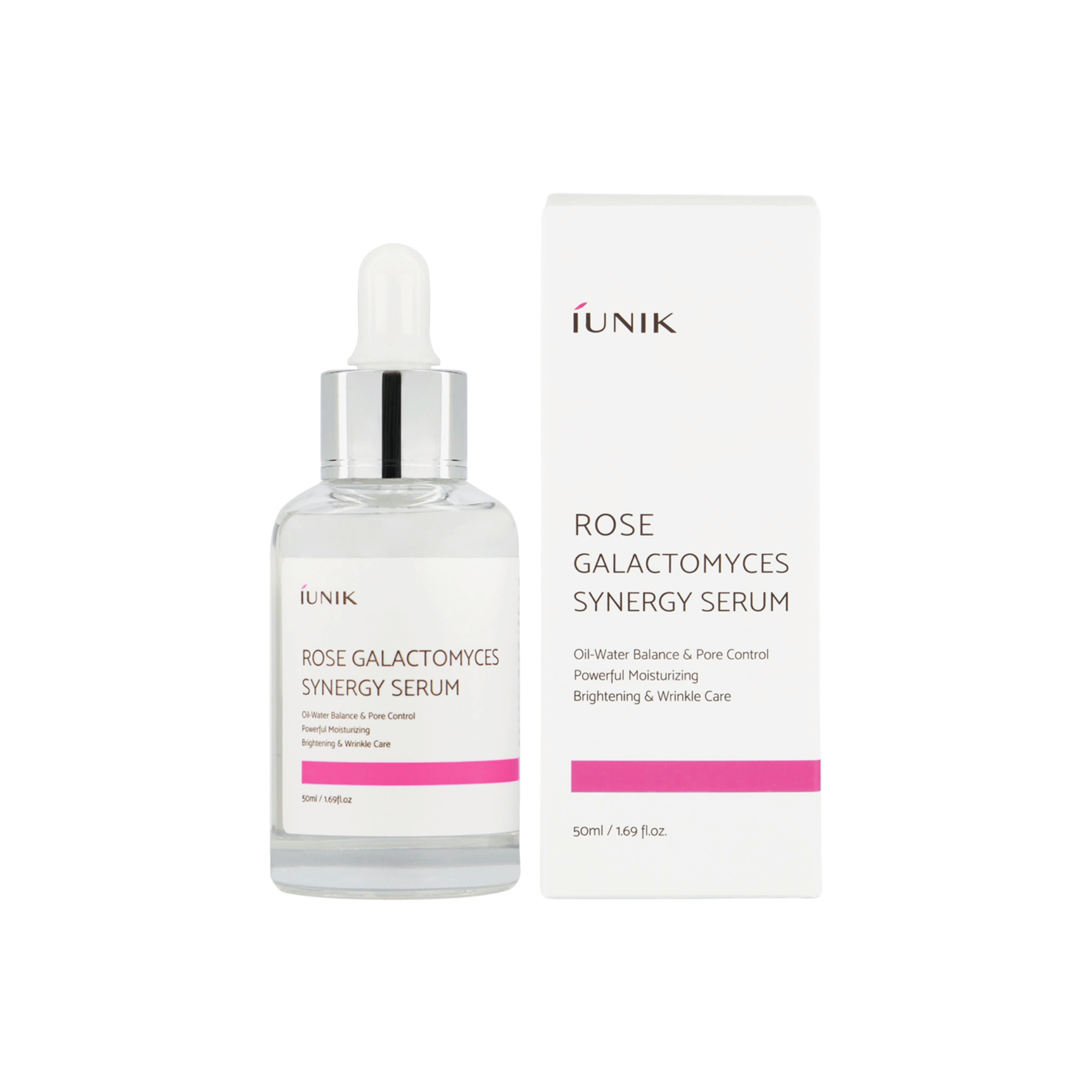 iUNIK Rose Galactomyces Synergy Serum 50ml - cosmadic