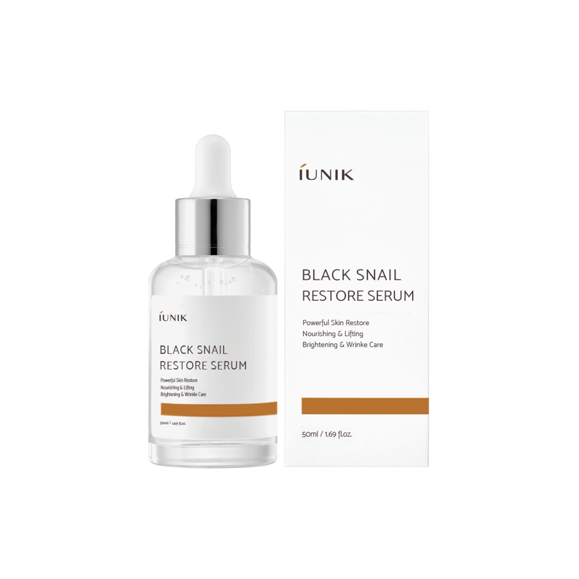 iUNIK Black Snail Restore Serum 50ml - cosmadic