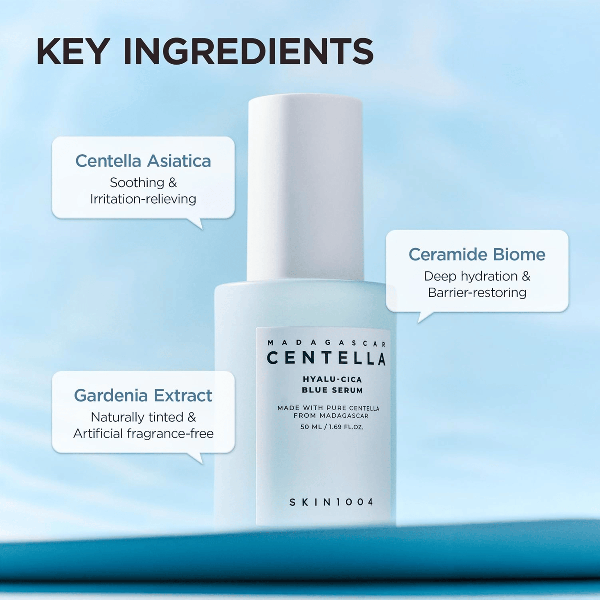 Skin1004 Madagascar Centella Hyalu-Cica Blue Serum 50ml