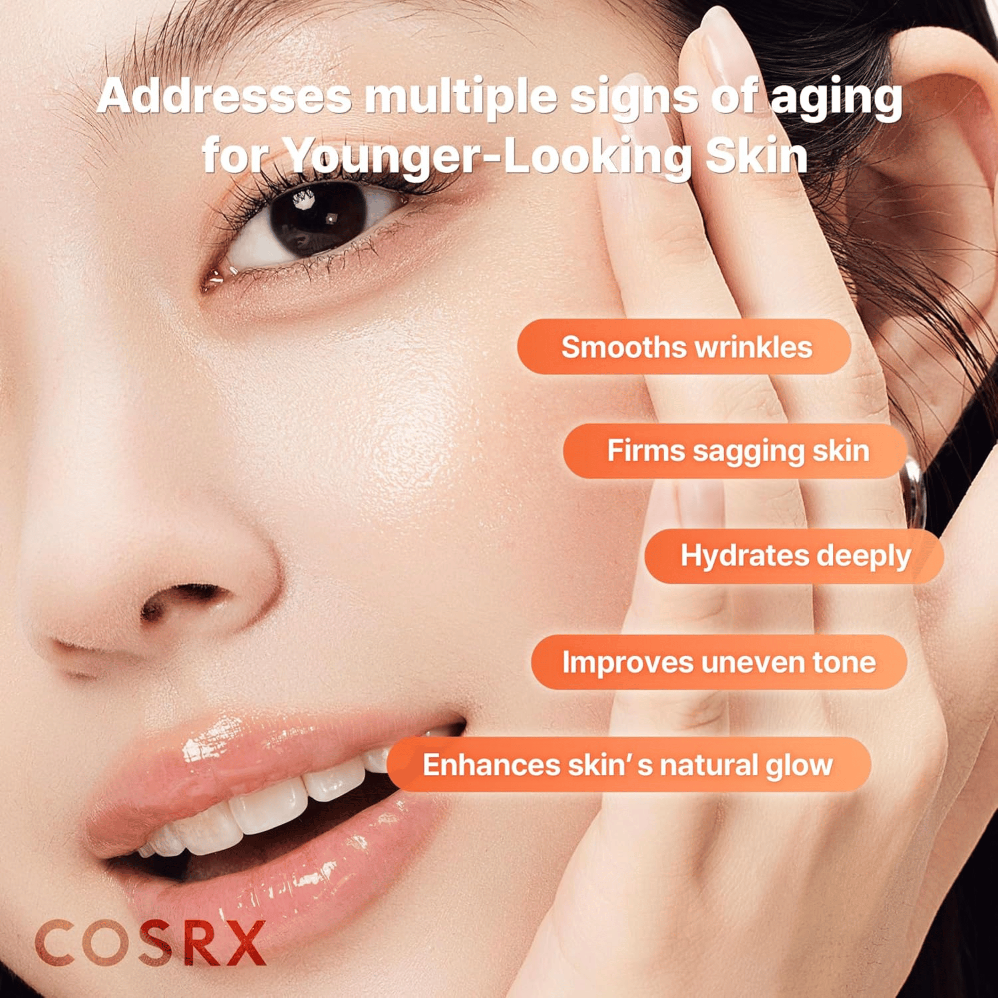 COSRX 5 PDRN Hyaluronic Acid Vital Hydrating Hydrogel Mask 3 Stück - cosmadic