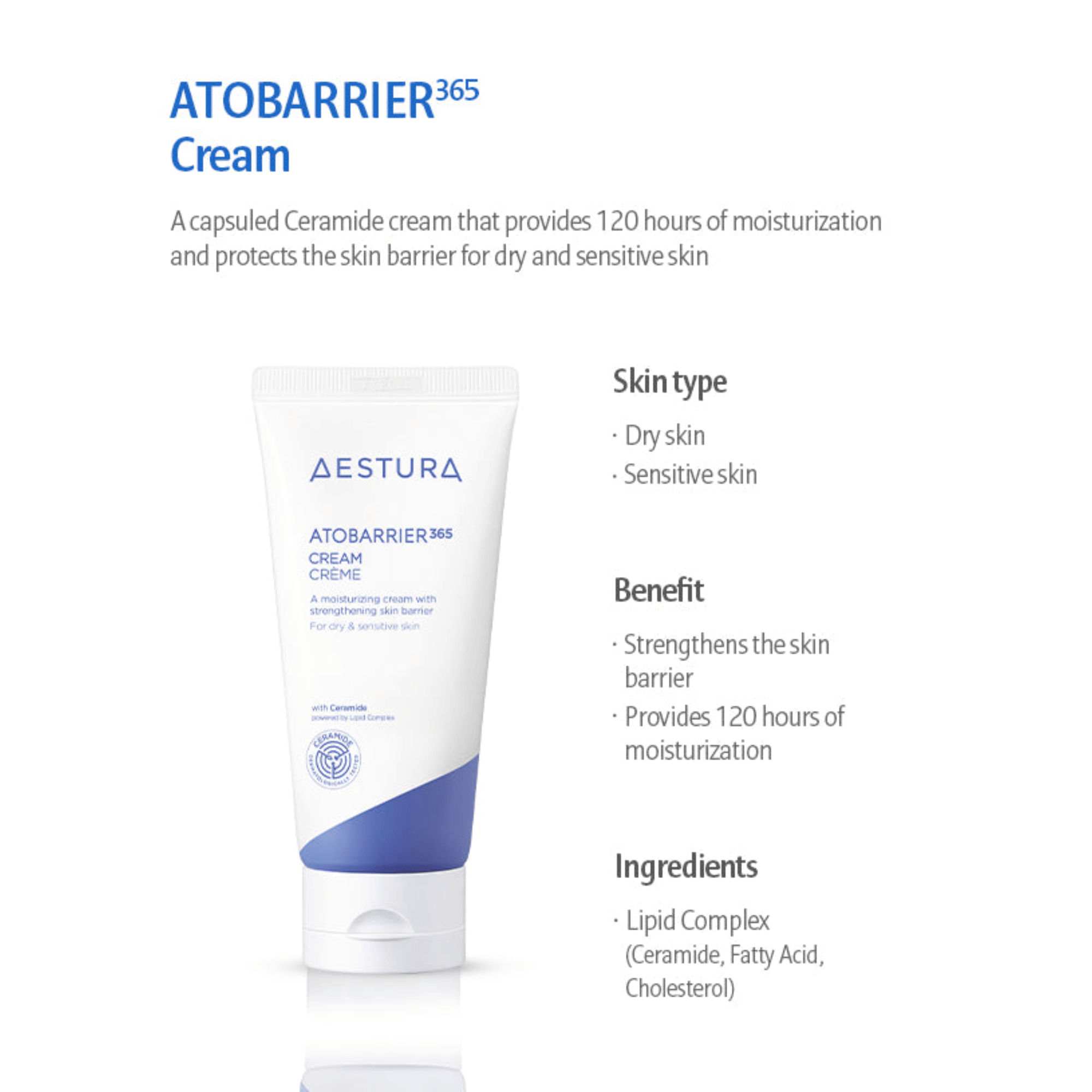 Aestura Atobarrier 365 Cream 80ml - cosmadic