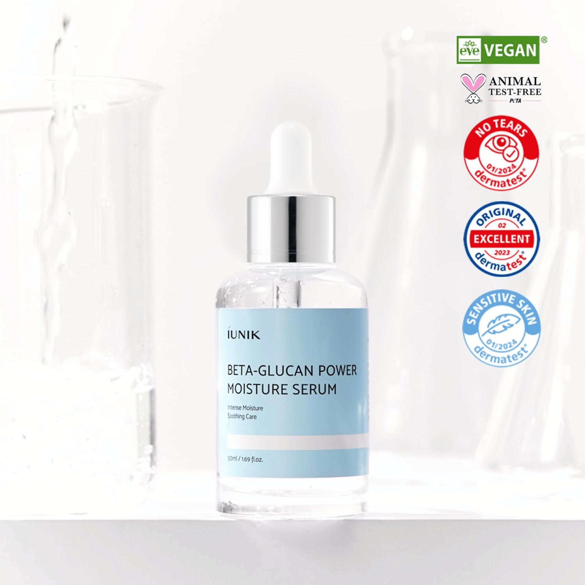 iUNIK Beta-Glucan Power Moisture Serum 50ml - cosmadic