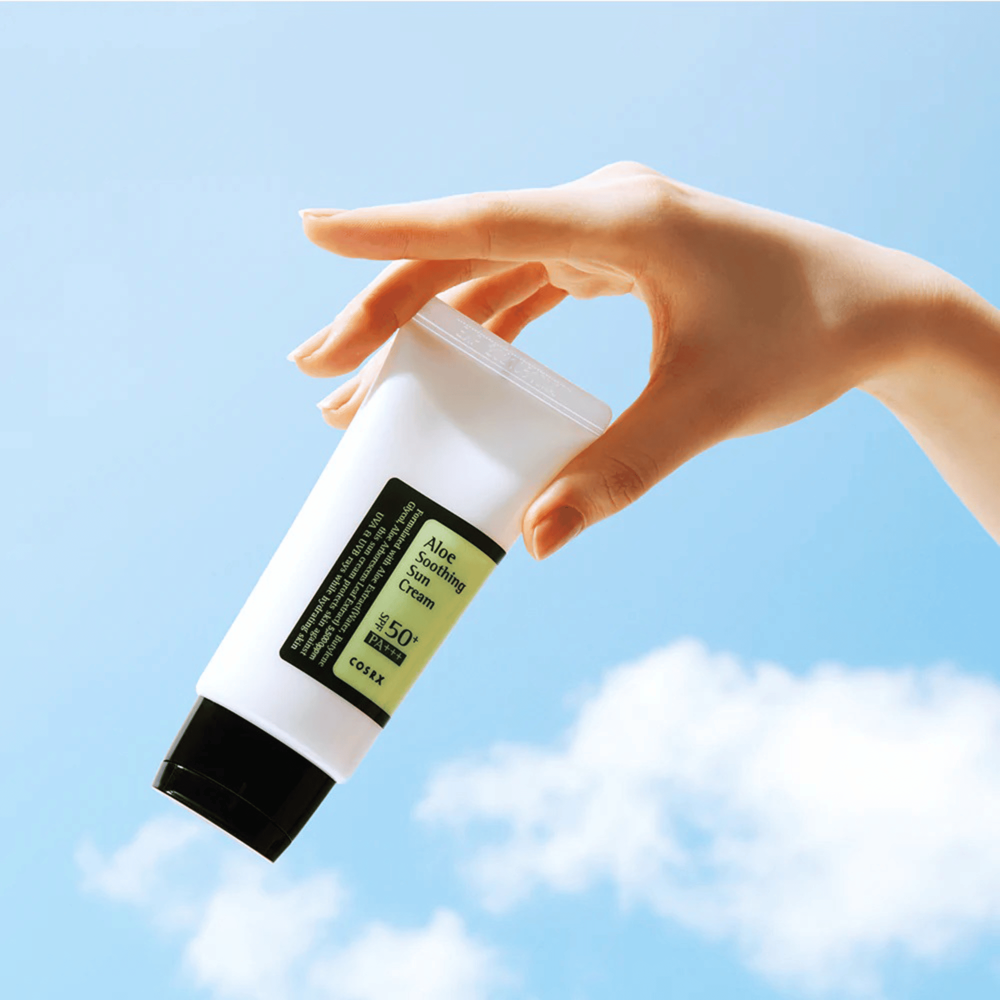 COSRX Aloe Soothing Sun Cream SPF50+ PA+++ 50ml - cosmadic