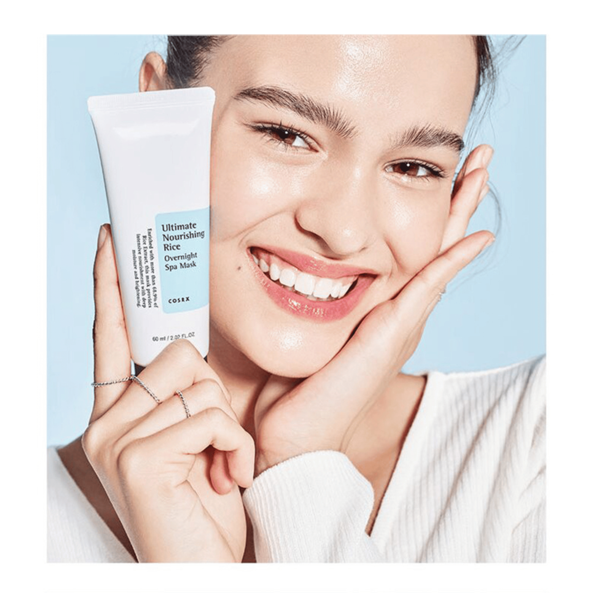 COSRX JUMBO Ultimate Nourishing Rice Overnight Mask 60ml - cosmadic