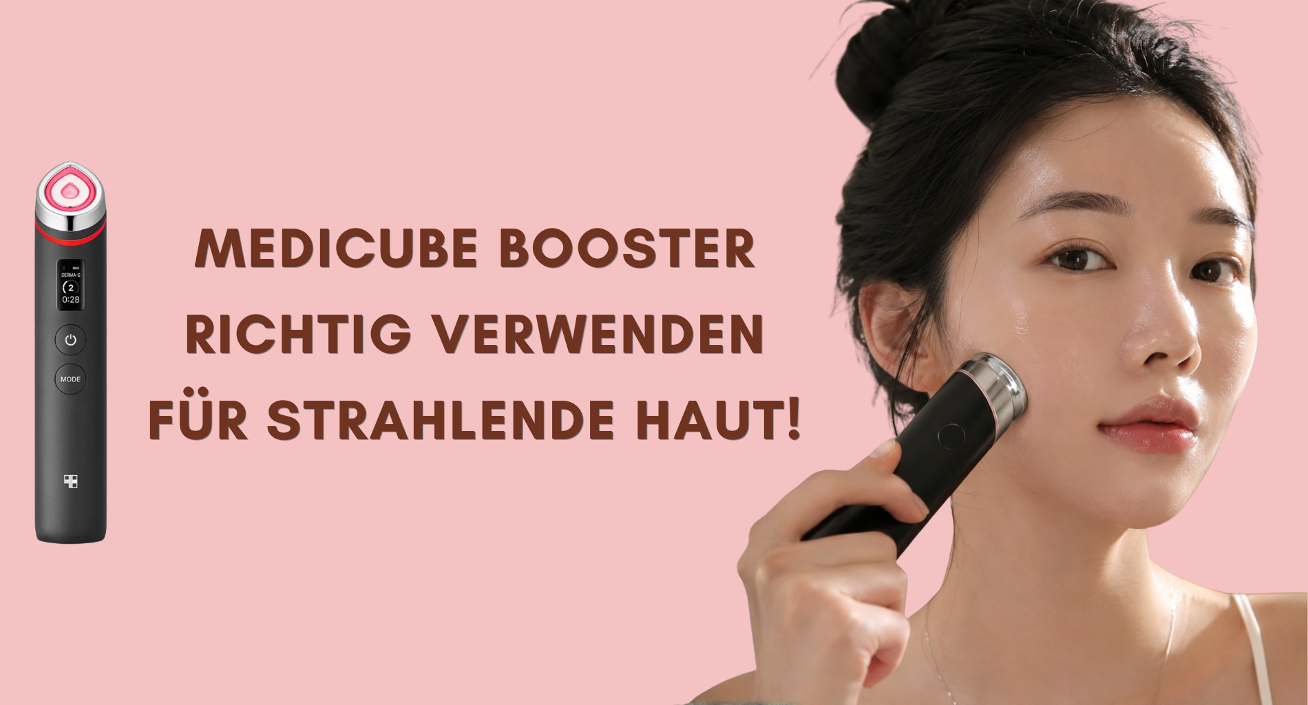 Medicube Booster richtig verwenden für strahlende Haut