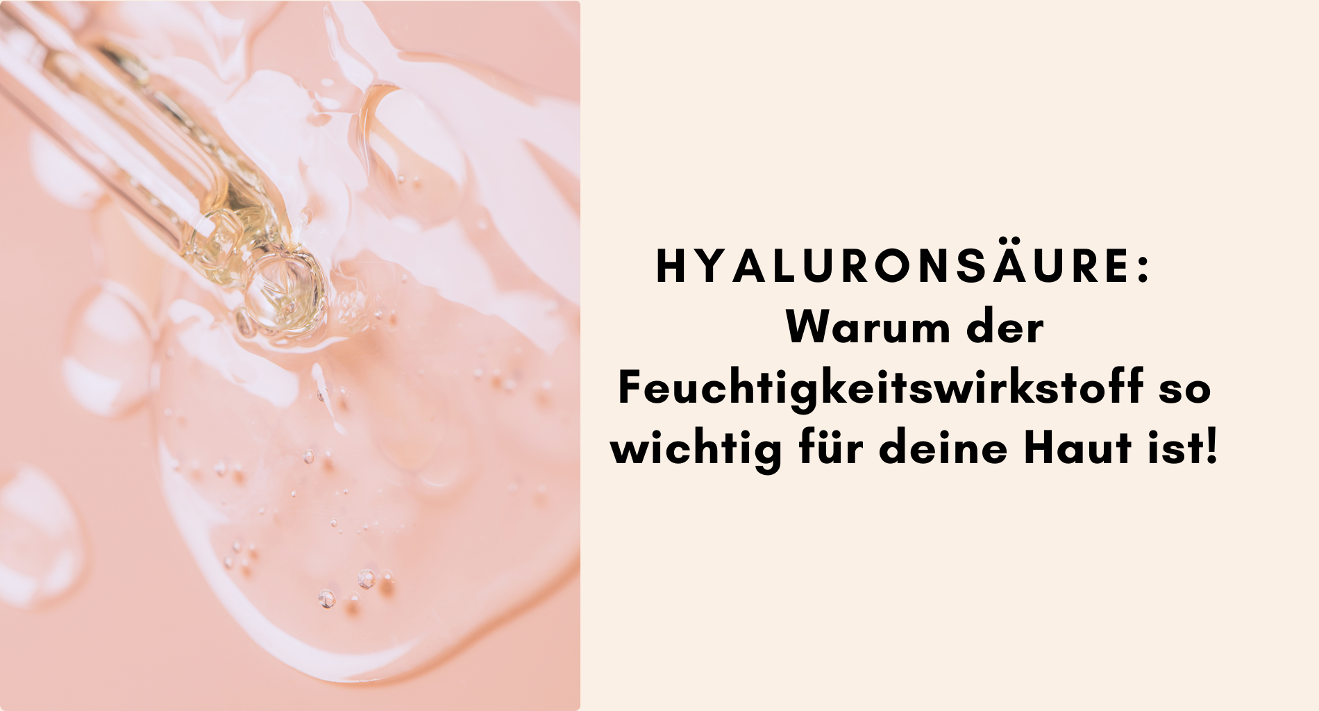 Hyaluronsäure: Warum der Feuchtigkeitswirkstoff so wichtig für deine Haut ist