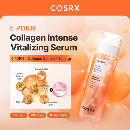 COSRX 5 PDRN Collagen Intense Vitalizing Serum 100ml - cosmadic