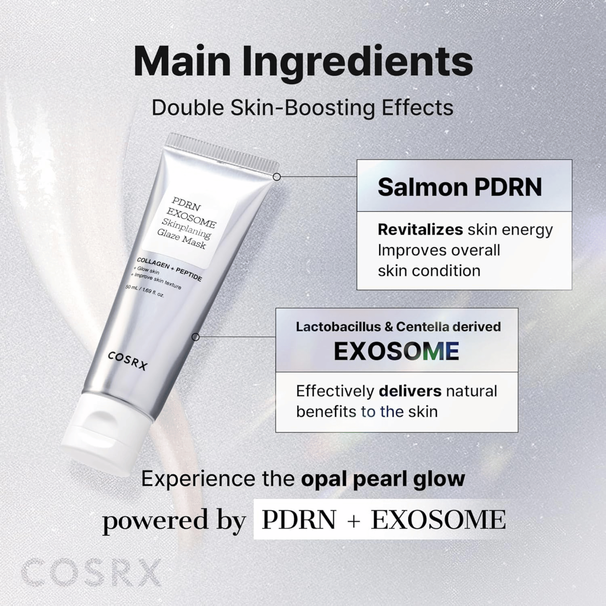 COSRX PDRN Exosome Skinplaning Glaze Mask 50ml - cosmadic