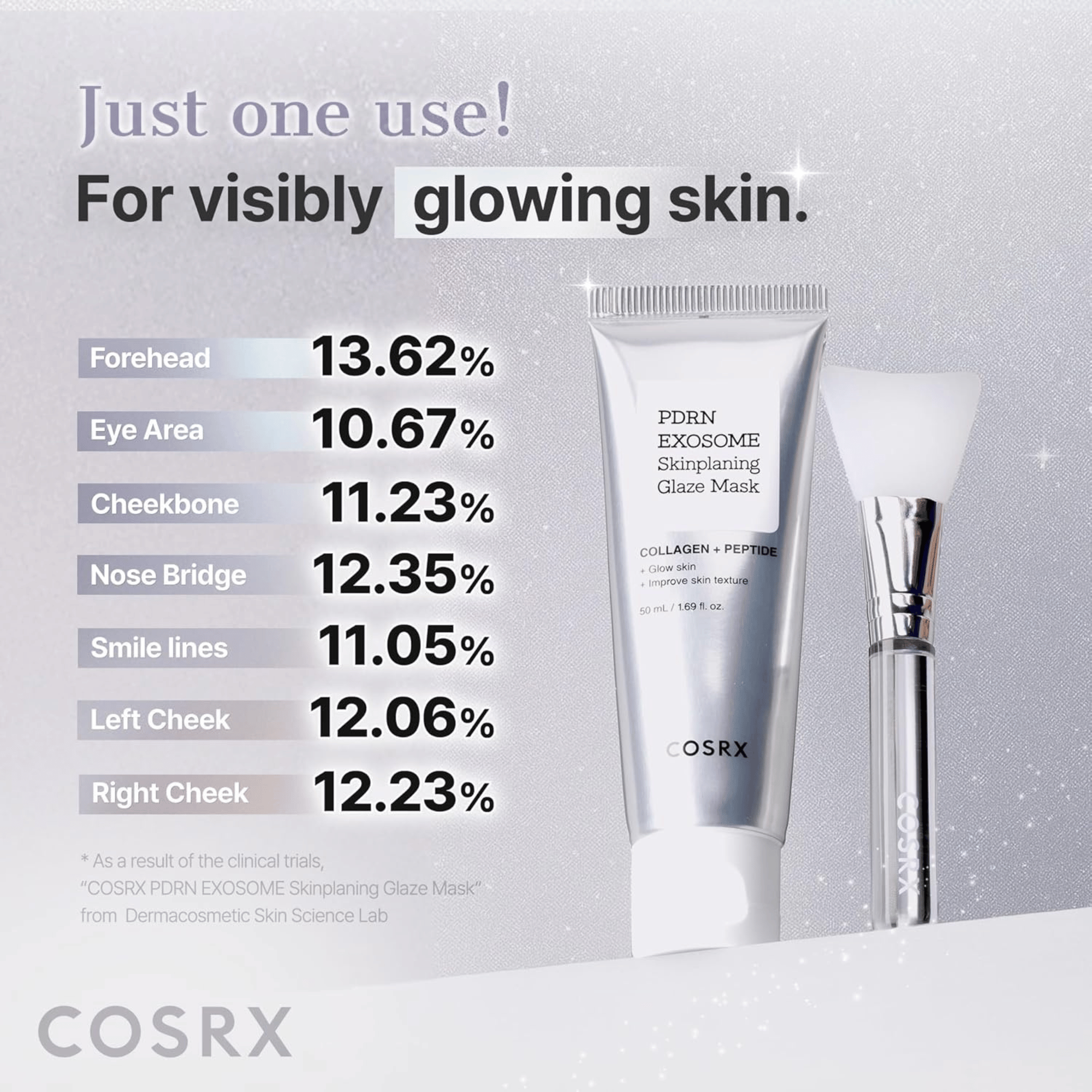 COSRX PDRN Exosome Skinplaning Glaze Mask 50ml - cosmadic