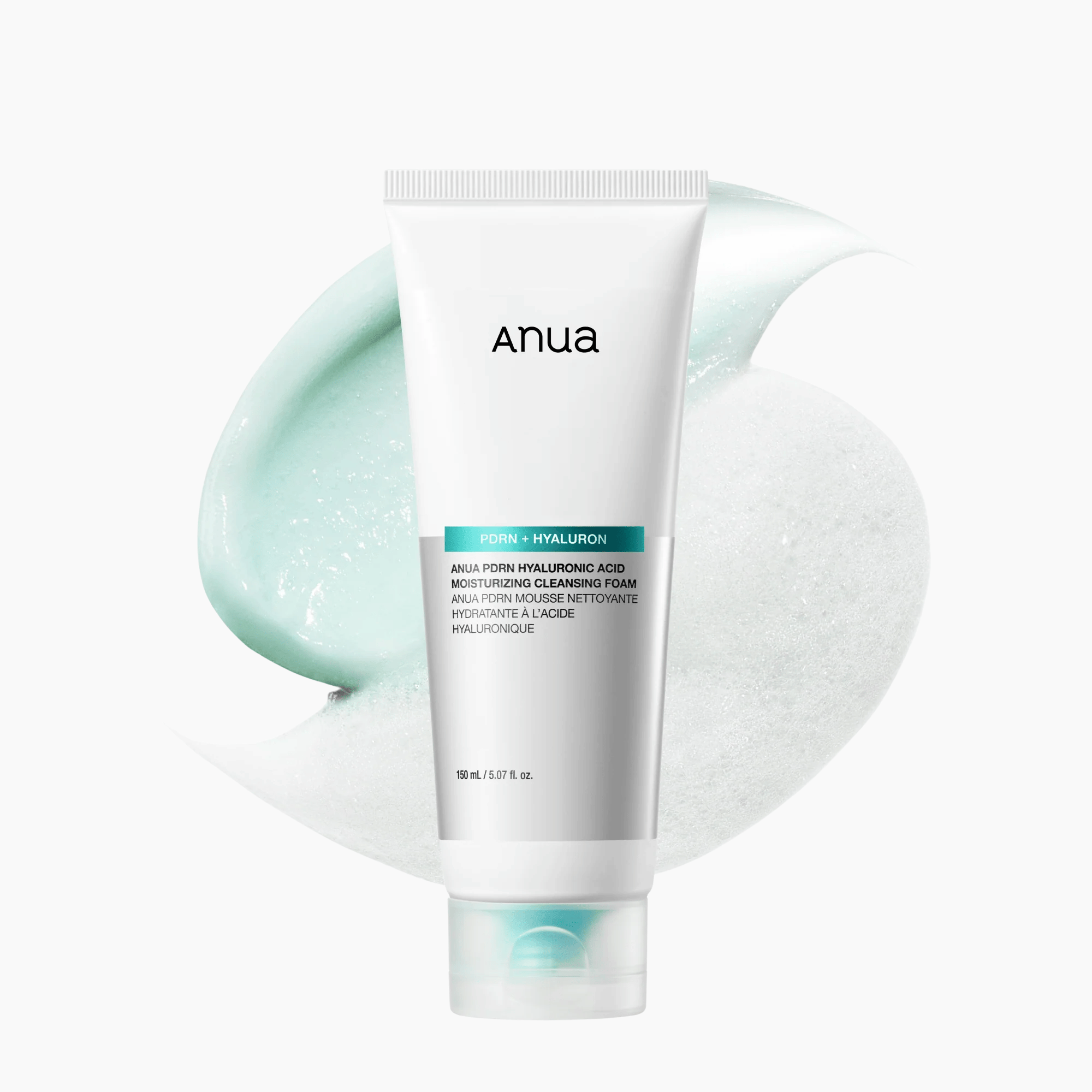 Anua PDRN Hyaluronic Acid Moisturizing Cleansing Foam 150ml - cosmadic