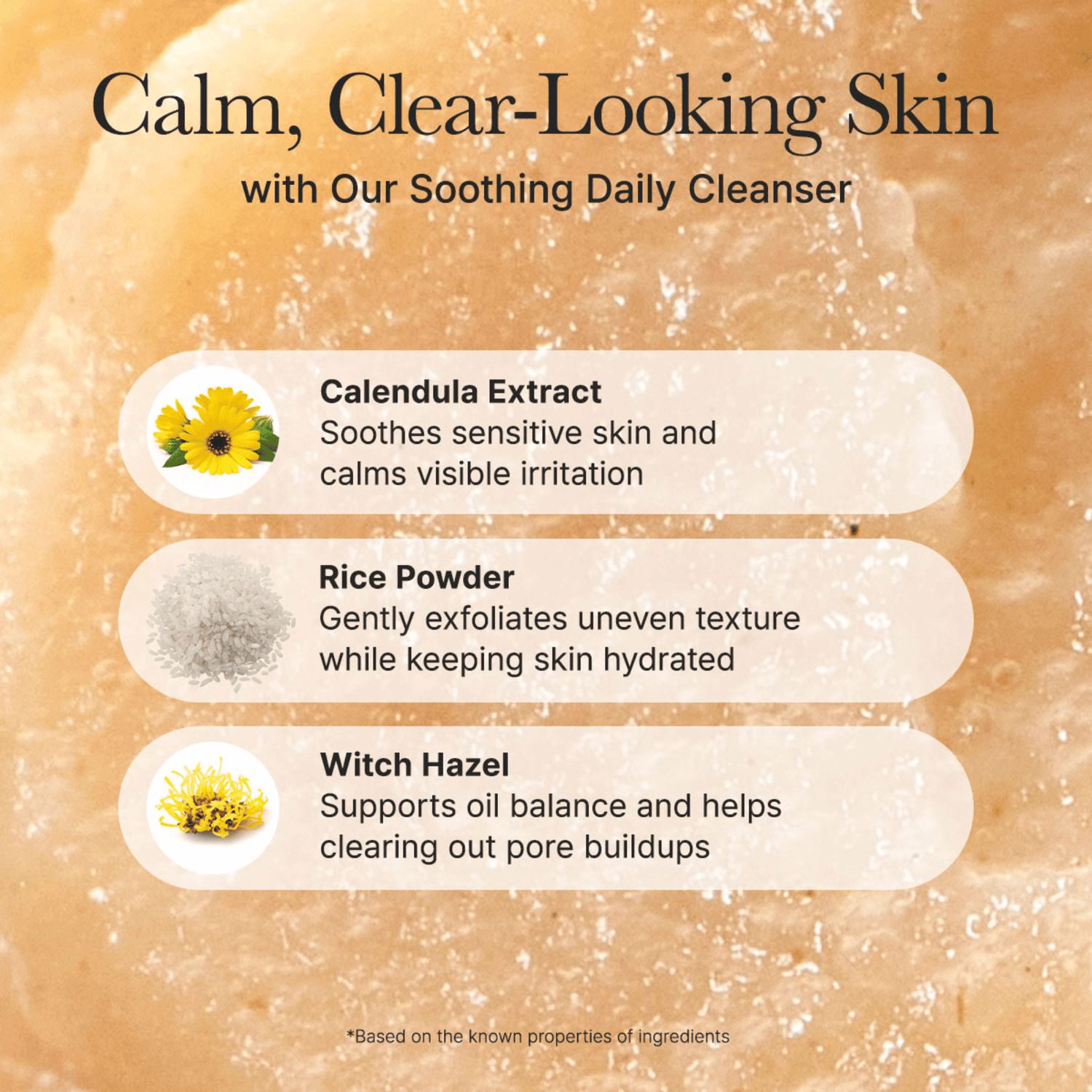 Arencia Calendula Rice Mochi Cleanser - cosmadic