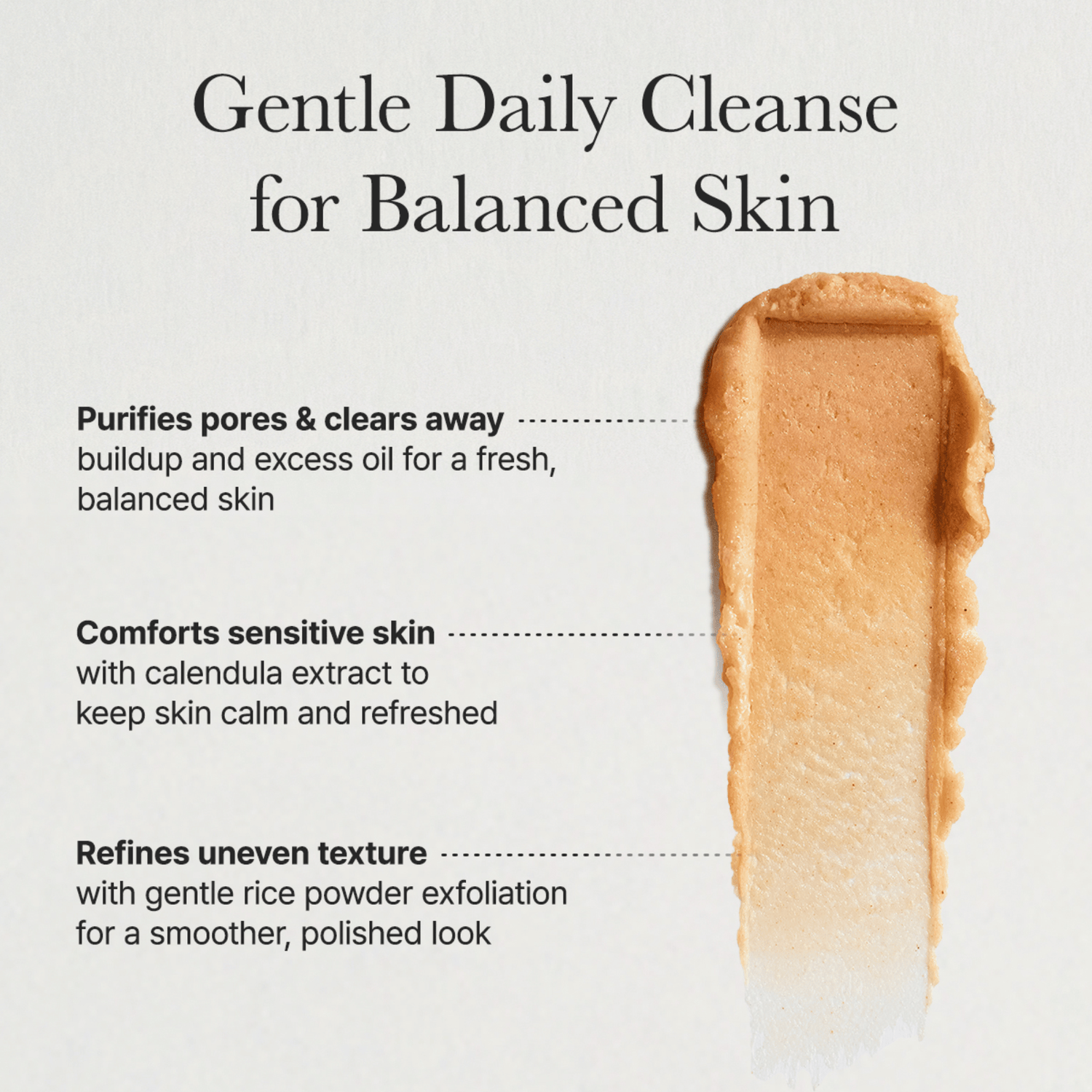 Arencia Calendula Rice Mochi Cleanser - cosmadic
