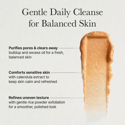 Arencia Calendula Rice Mochi Cleanser - cosmadic